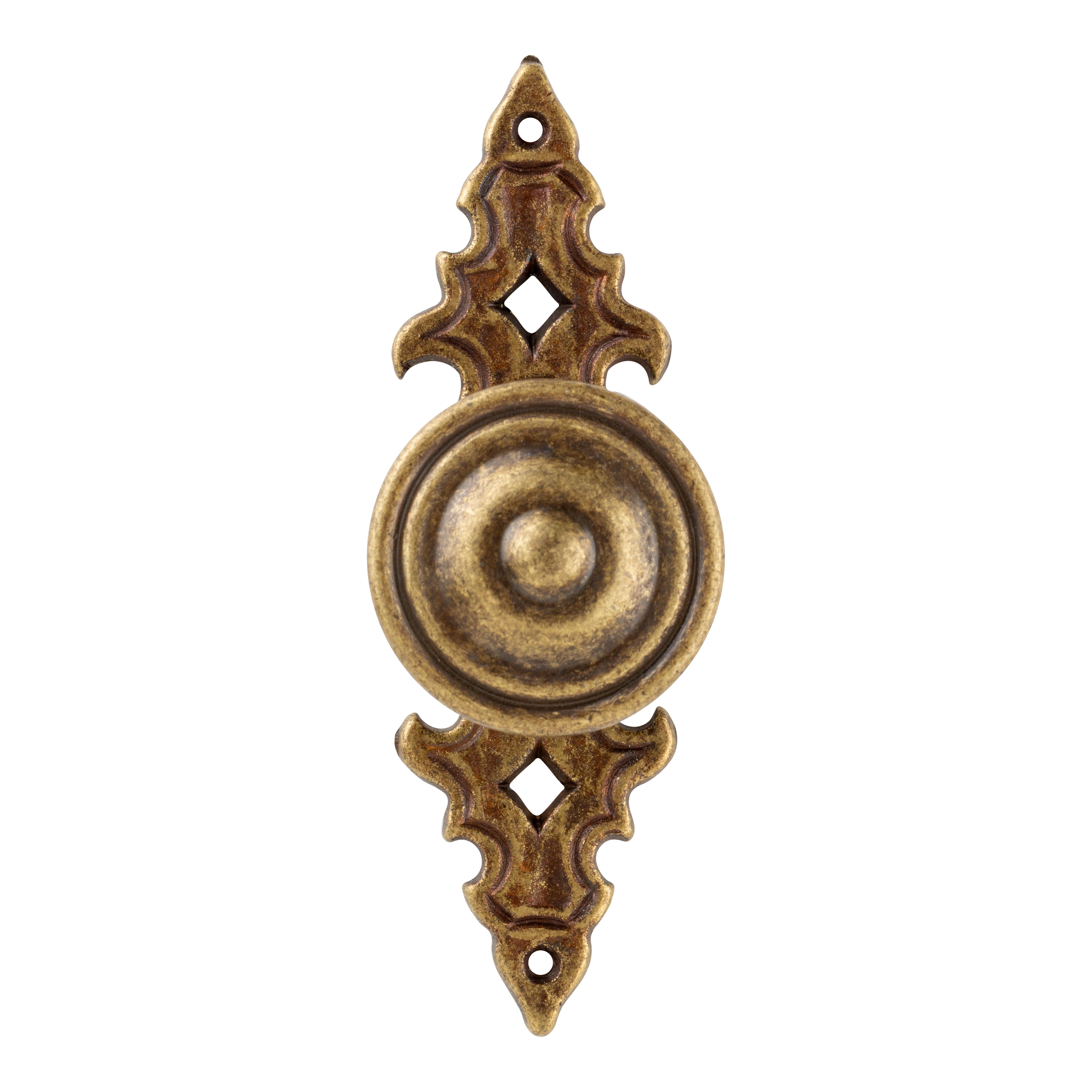 POMO MUEBLE ZAMAK MARRÓN 1UD - 2