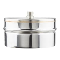 TAPÓN CON PURGA INOXIDABLE PARED DOBLE 80MM - 2