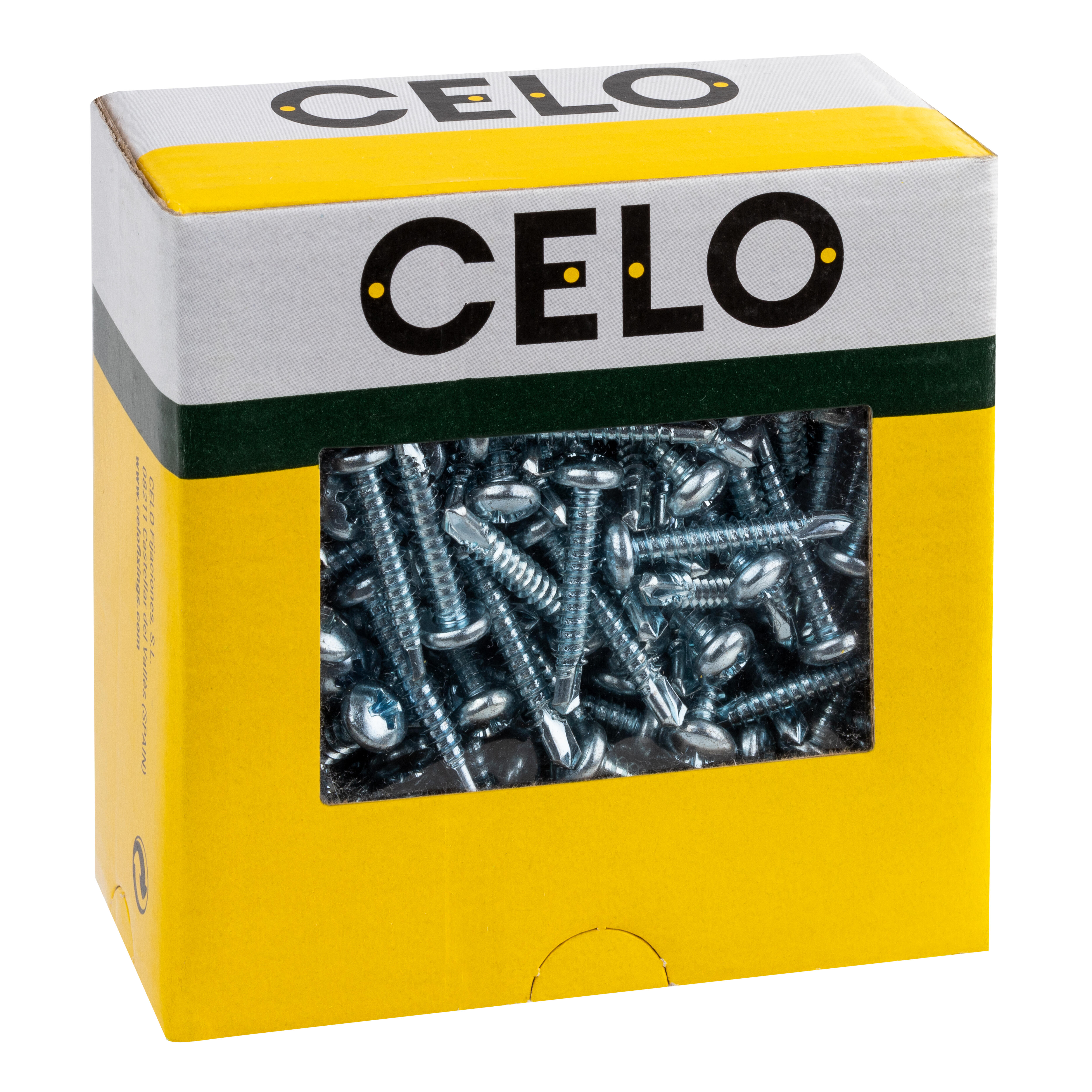 TORNILLOS ROSCA CHAPA PARA METAL CINCADOS 4,2X25MM. 250UDS - 2