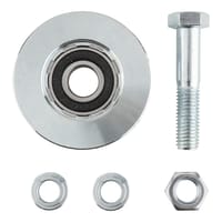 RUEDA PARA PUERTA CORREDERA  80  MM. PARA PERFIL V - 2