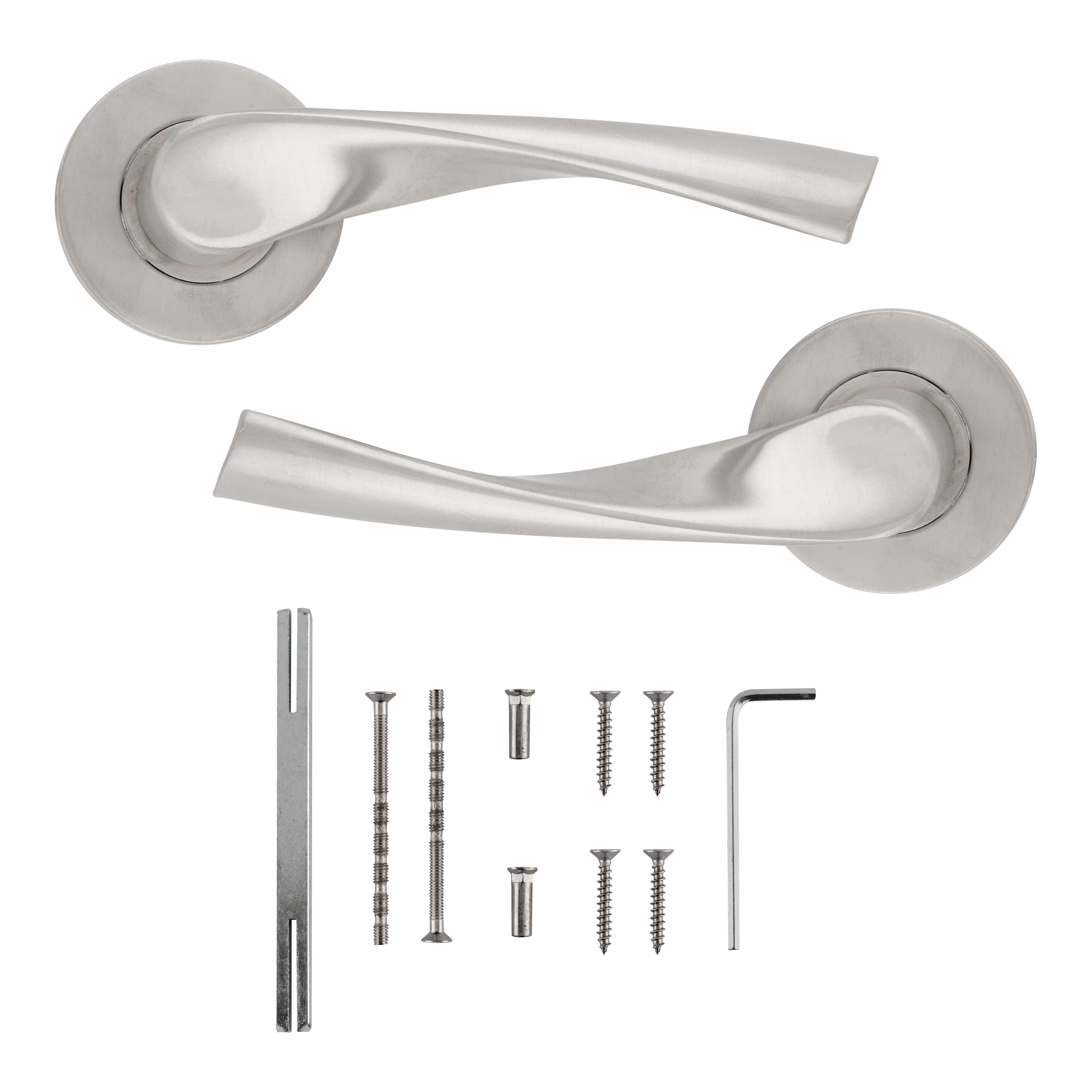 JUEGO DE MANILLA ROSETAS ACERO INOXIDABLE 3020 - 6