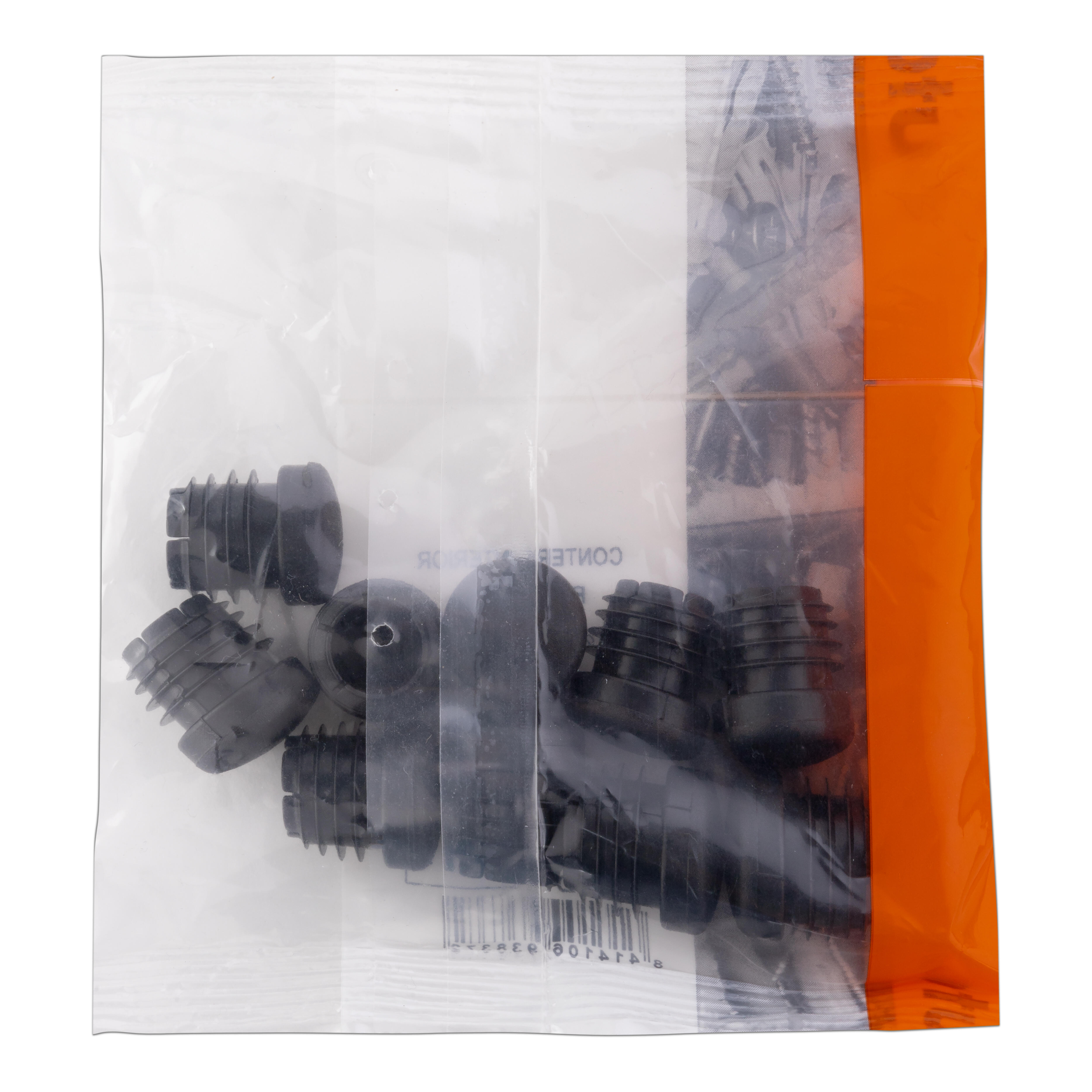 CONTERA INTERIOR PLASTICO 22MM NEGRA 10 UDS - 2