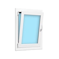 VENTANA ALUMINIO OSCILOBATIENTE BLANCA 60X80CM - 4