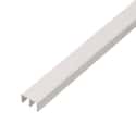 PERFIL DOBLE U PVC BLANCO 18X10X1,6MM 2M - 2