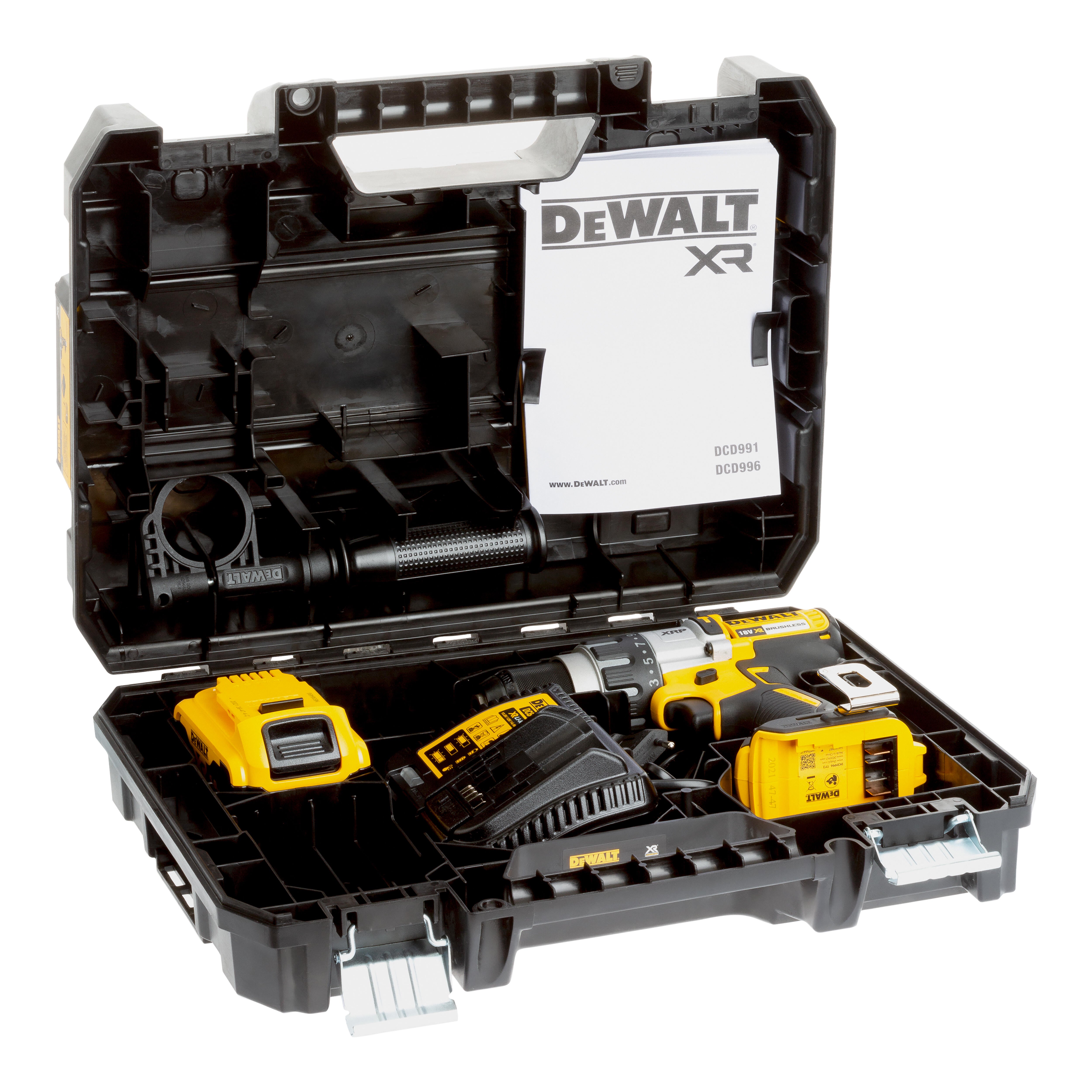 TALADRO PERCUTOR BATERÍA DEWALT DCD996P1 18V BRUSHLESS 5AH - 9