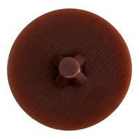 TAPA PARA TORNILLO MARRON . 25 UDS - 2