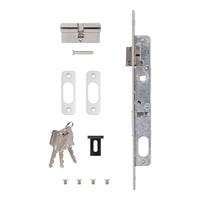 CERRADURA CARPINTERIA METALICA CON CILINDRO PICAPORTE Y PALA DESLIZANTE 11  MM. 1550 14 MCM - 2