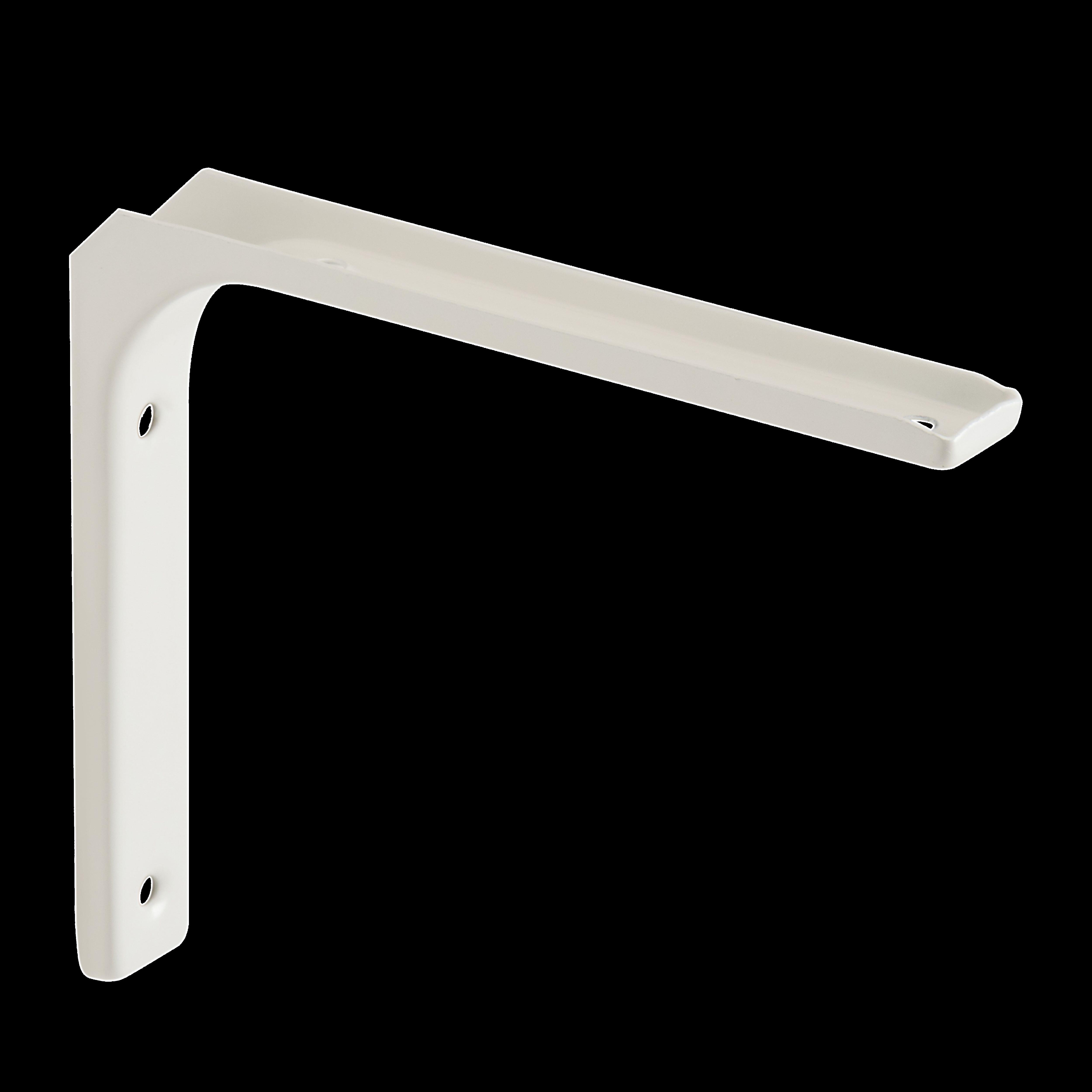 ESCUADRA SOPORTE PARA BALDA METALICA BLANCA 150 X 125  MM. MOD 2 AMIG - 2