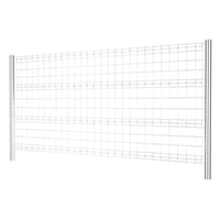 VALLA MÓVIL DE OBRA GALVANIZADA 1,74X3,5M - 2