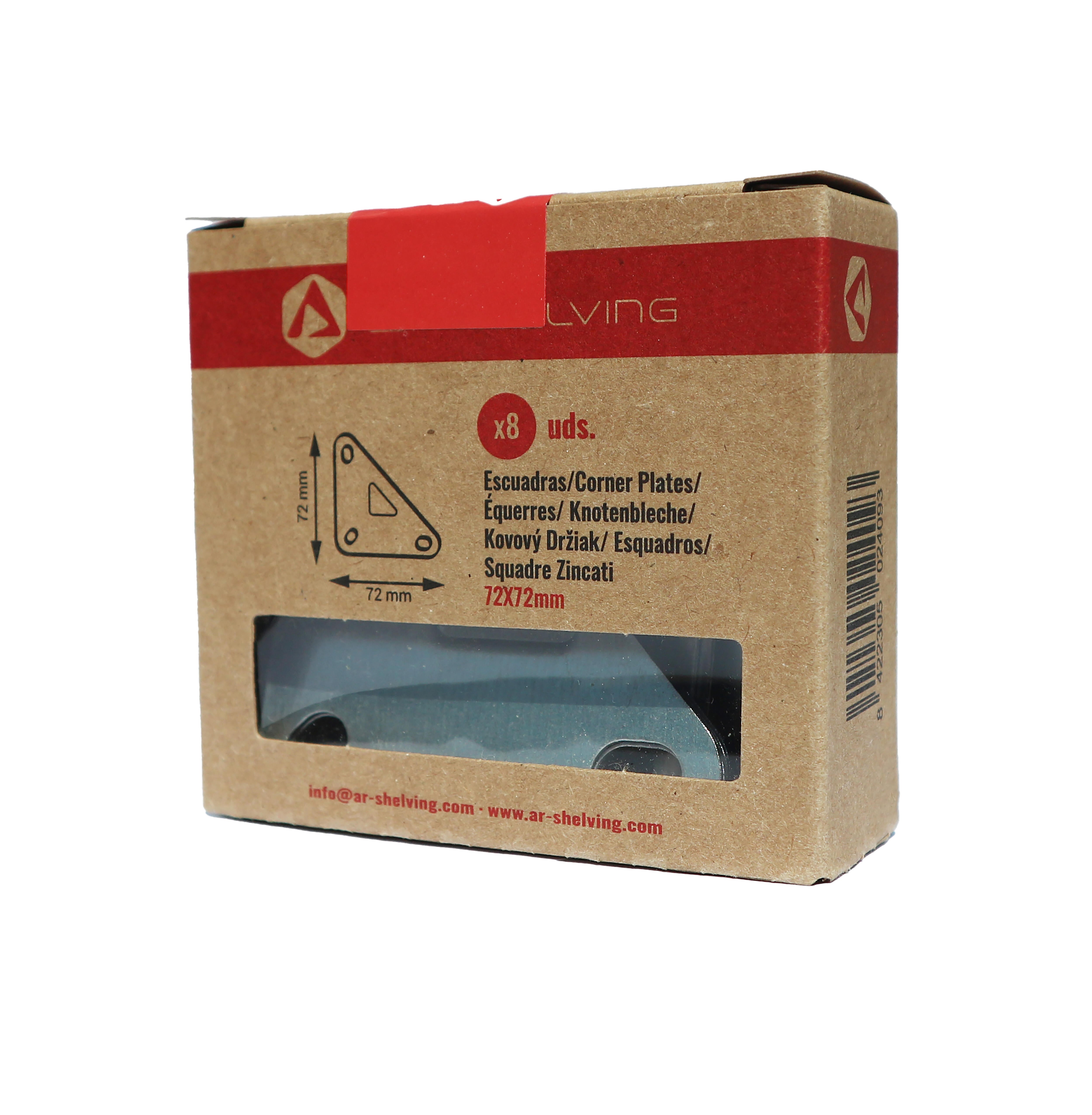 ESCUADRA GALVANIZADA 8 UDS - 3