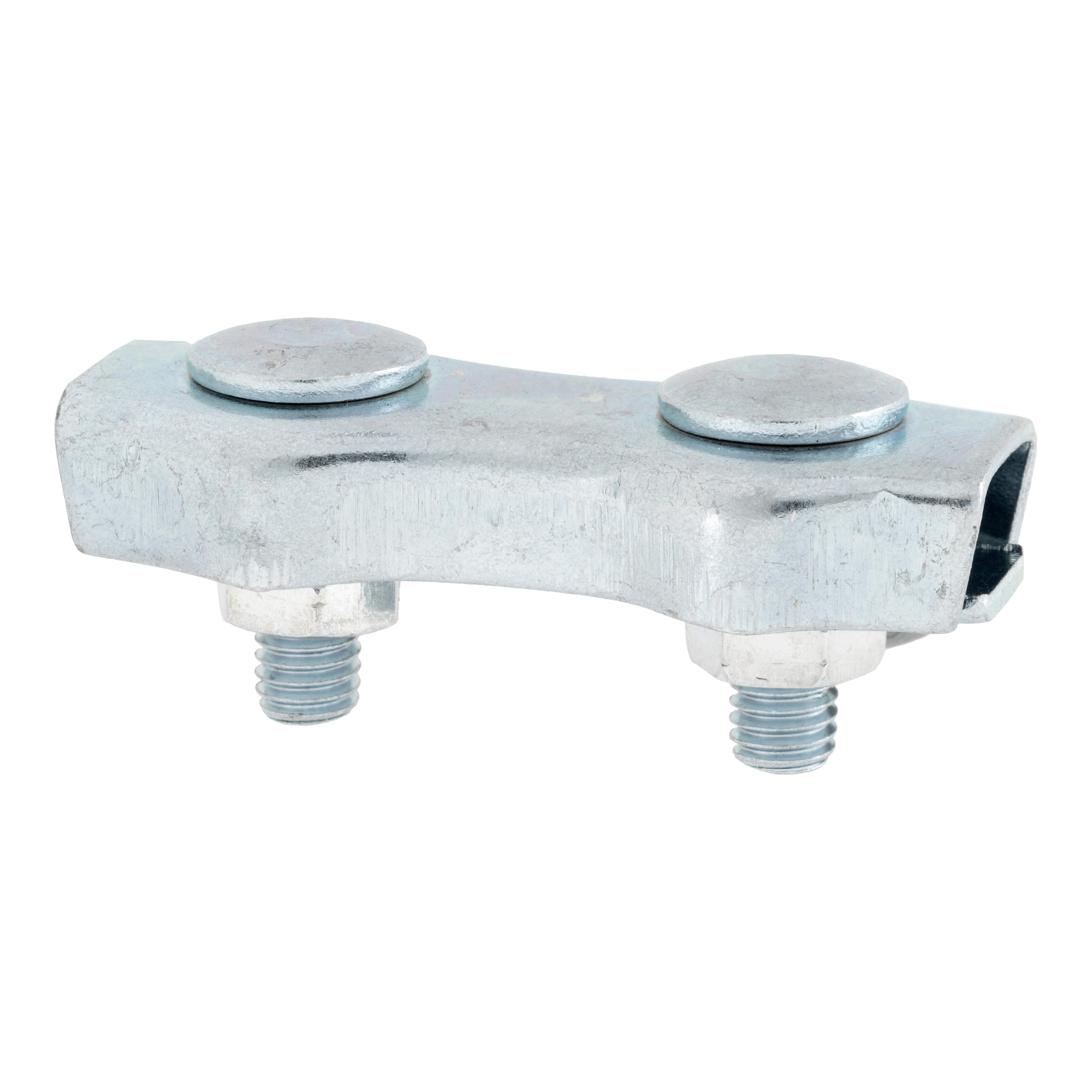 SUJETACABLE PLANO DOBLE GALVANIZADO 4 MM. 8 UDS - 2