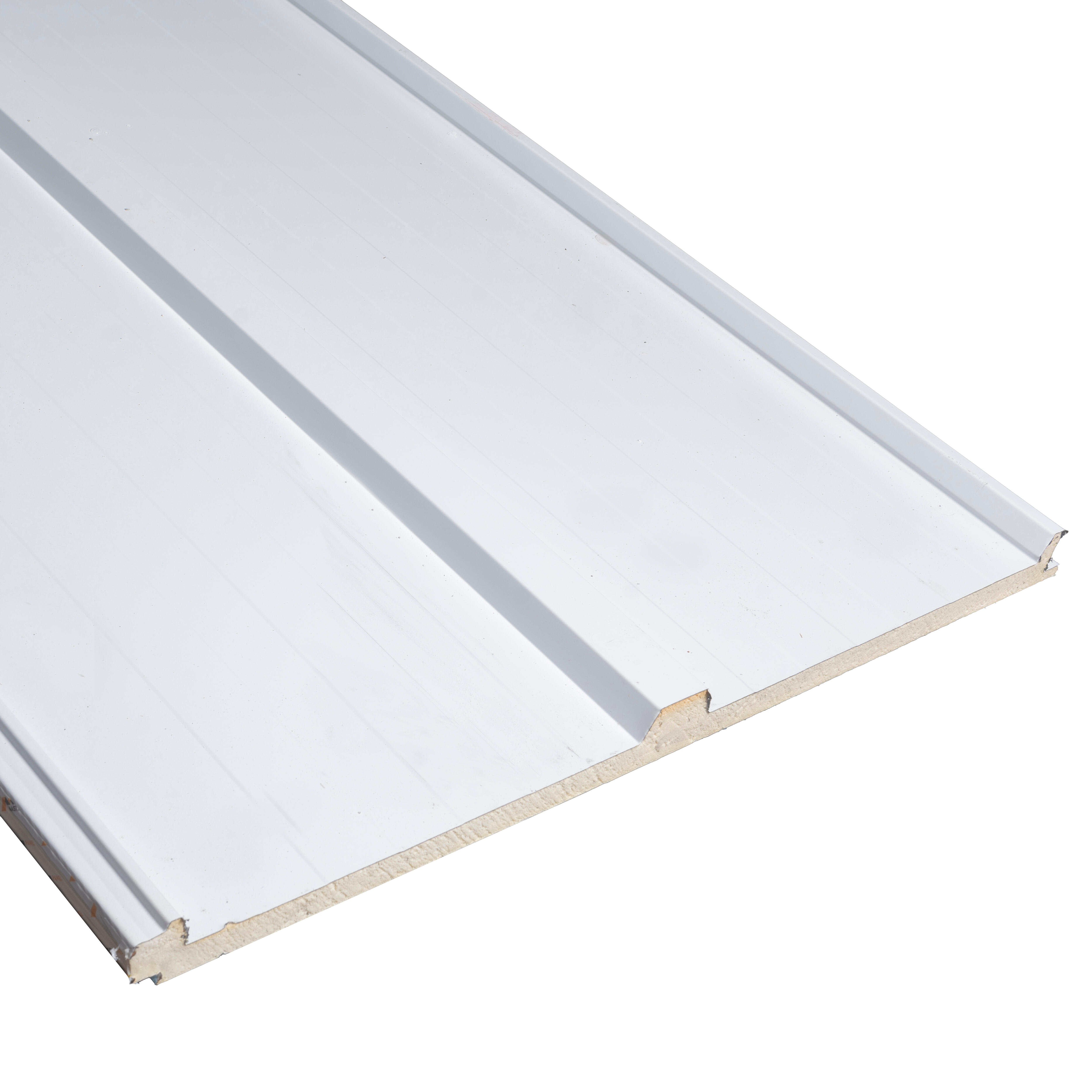 PANEL SANDWICH 3 GRECAS CON TAPAJUNTAS 4X1M BLANCO/BLANCO - 4