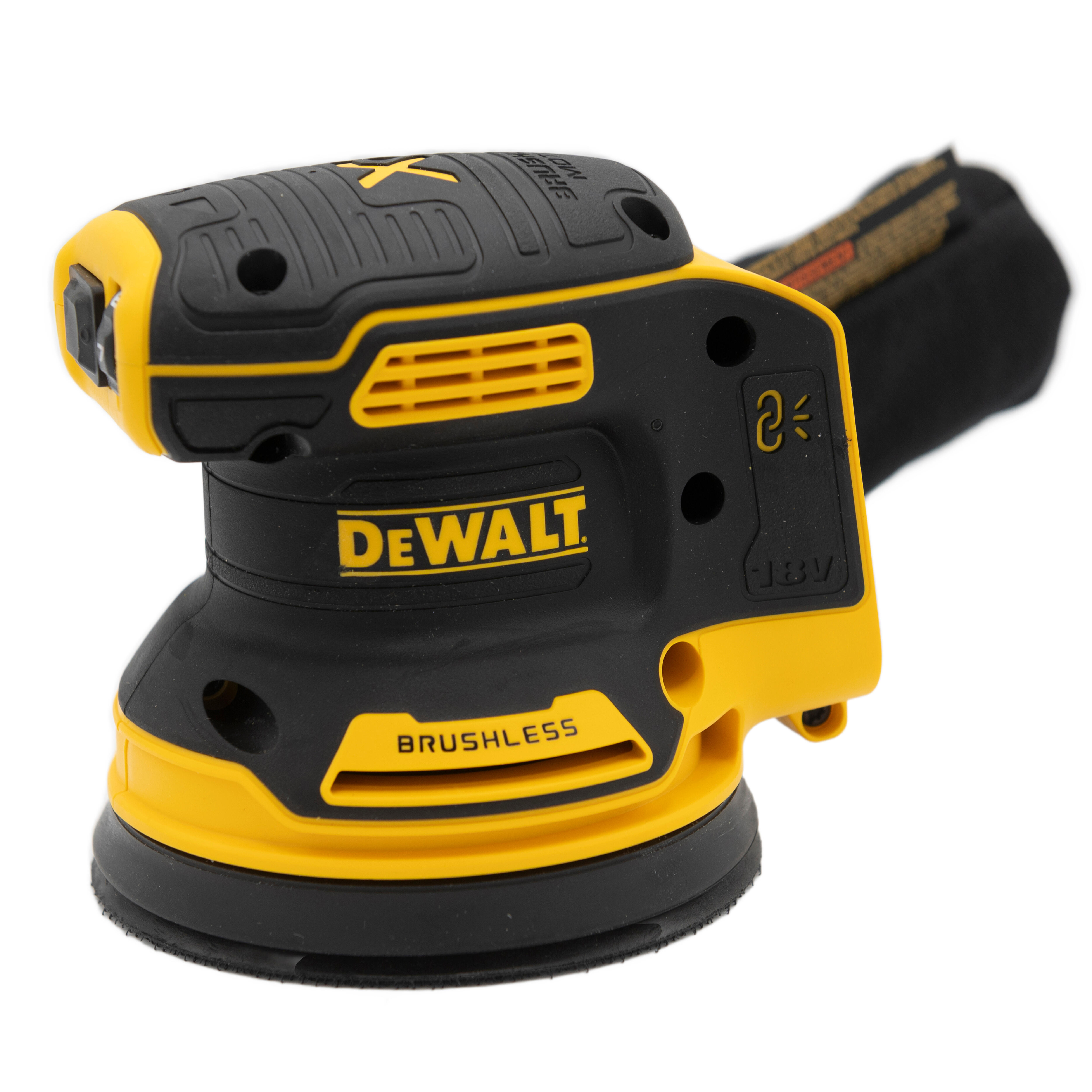 LIJADORA EXCENTRICA A BATERIA 18V DEWALT DCW210N BRUSHLESS - 6