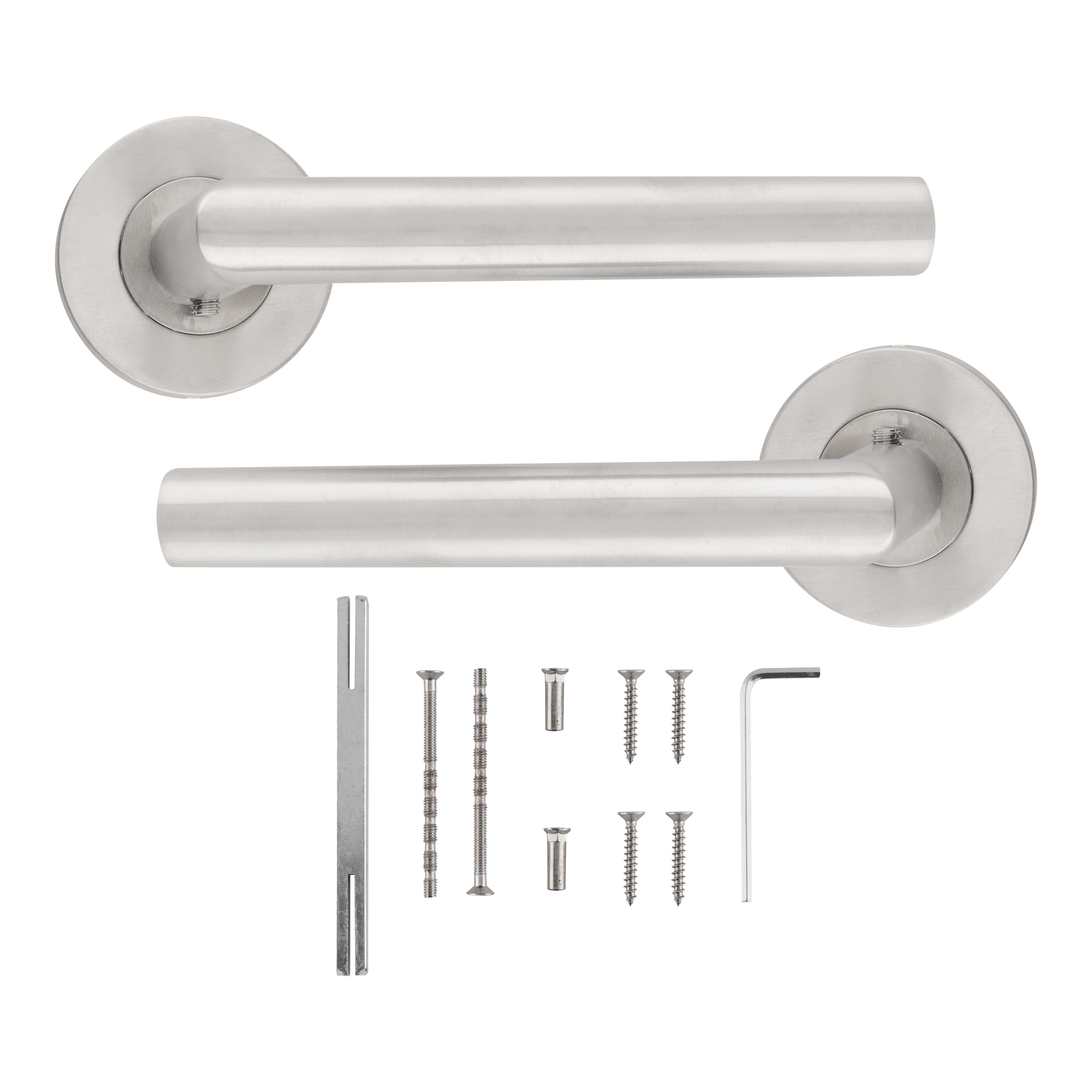 JUEGO DE MANILLA ROSETAS ACERO INOXIDABLE  8809-L - 2