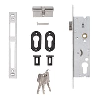 CERRADURA CARPINTERIA METALICA 35 MM. PICAPORTE Y PALA BASCULANTE 2450 MCM - 2