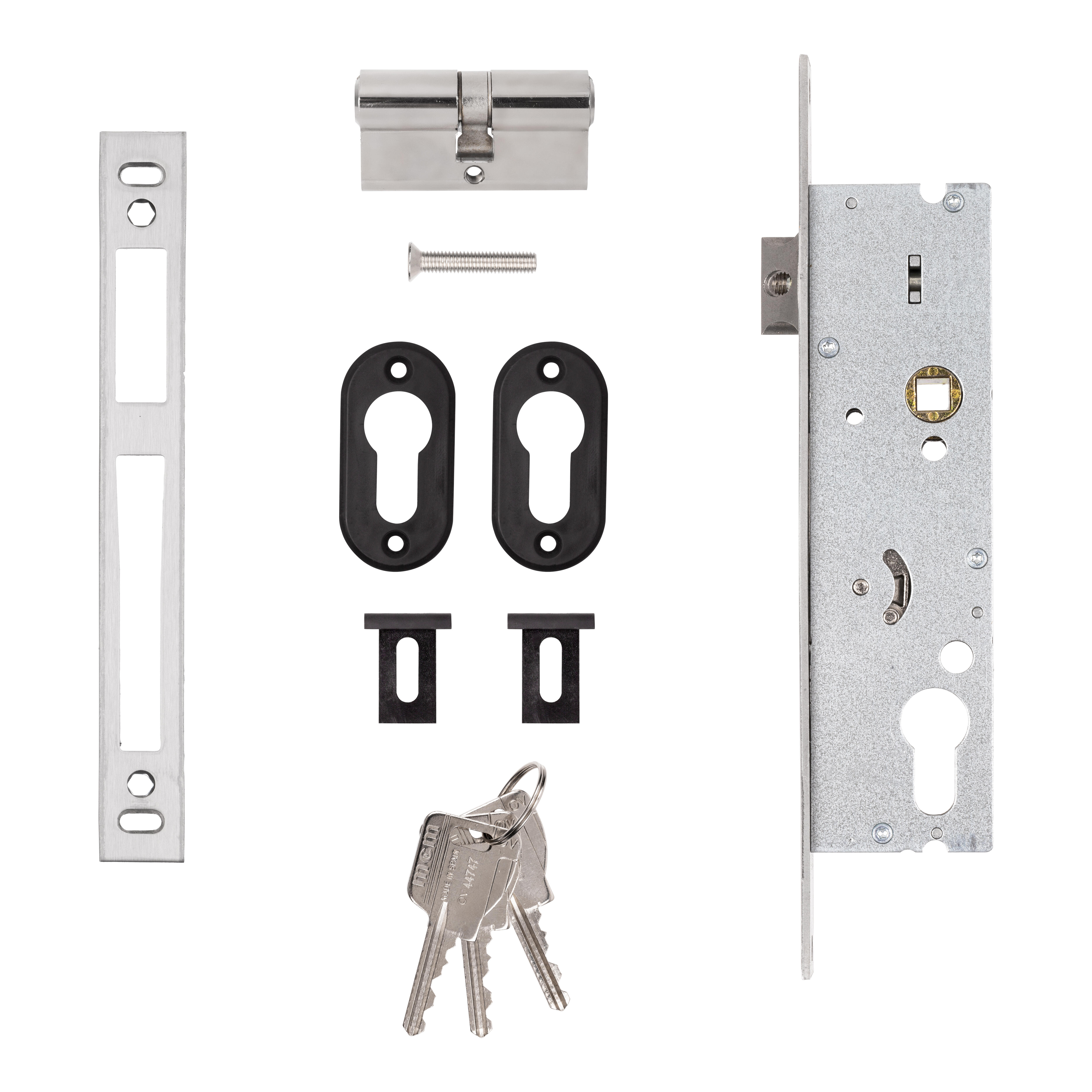 CERRADURA CARPINTERIA METALICA 35 MM. PICAPORTE Y PALA BASCULANTE 2450 MCM - 2