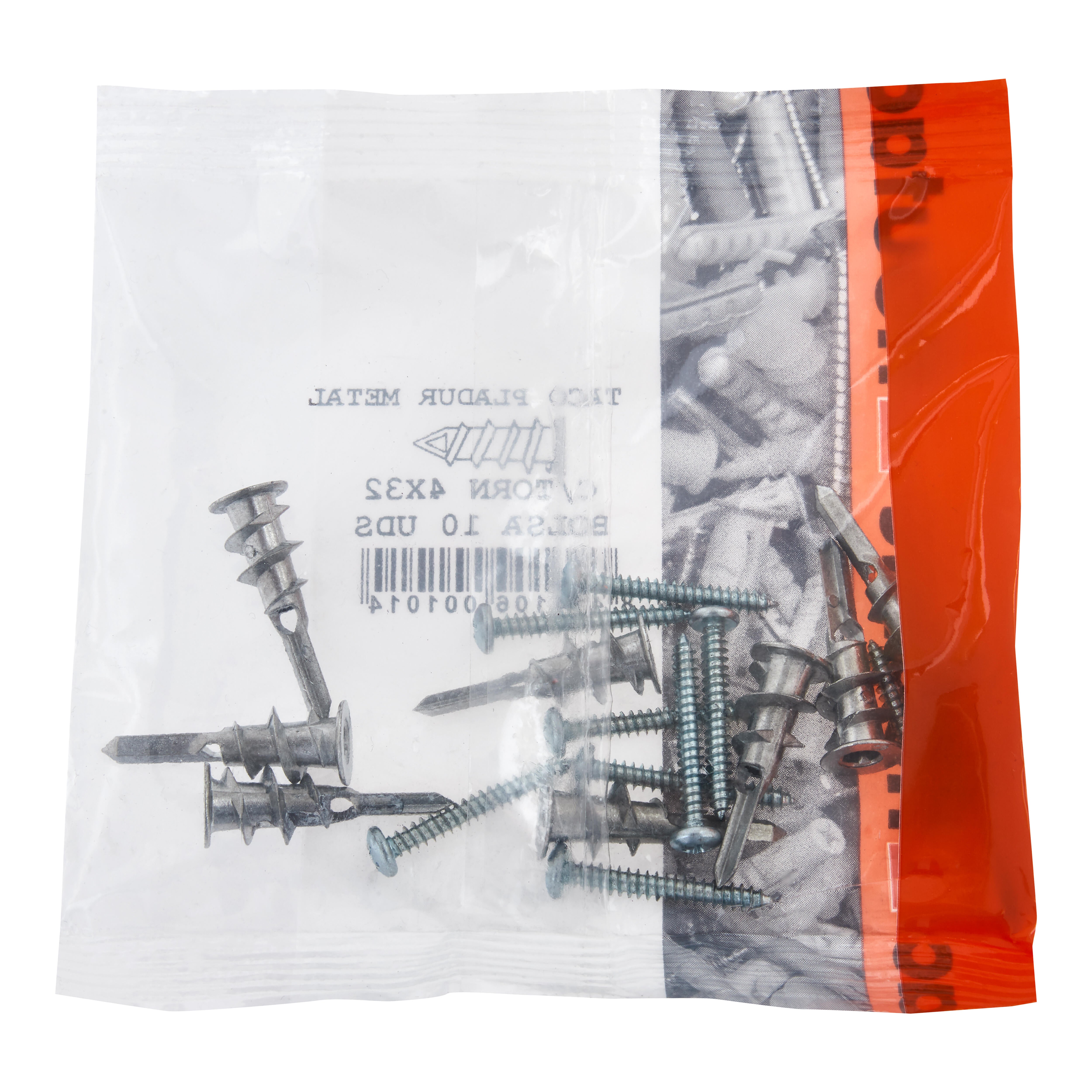 TACO METÁLICO PARA PLACA CARTÓN YESO DIÁMETRO 12MM LONGITUD 35MM NOUTAC 10UDS - 3