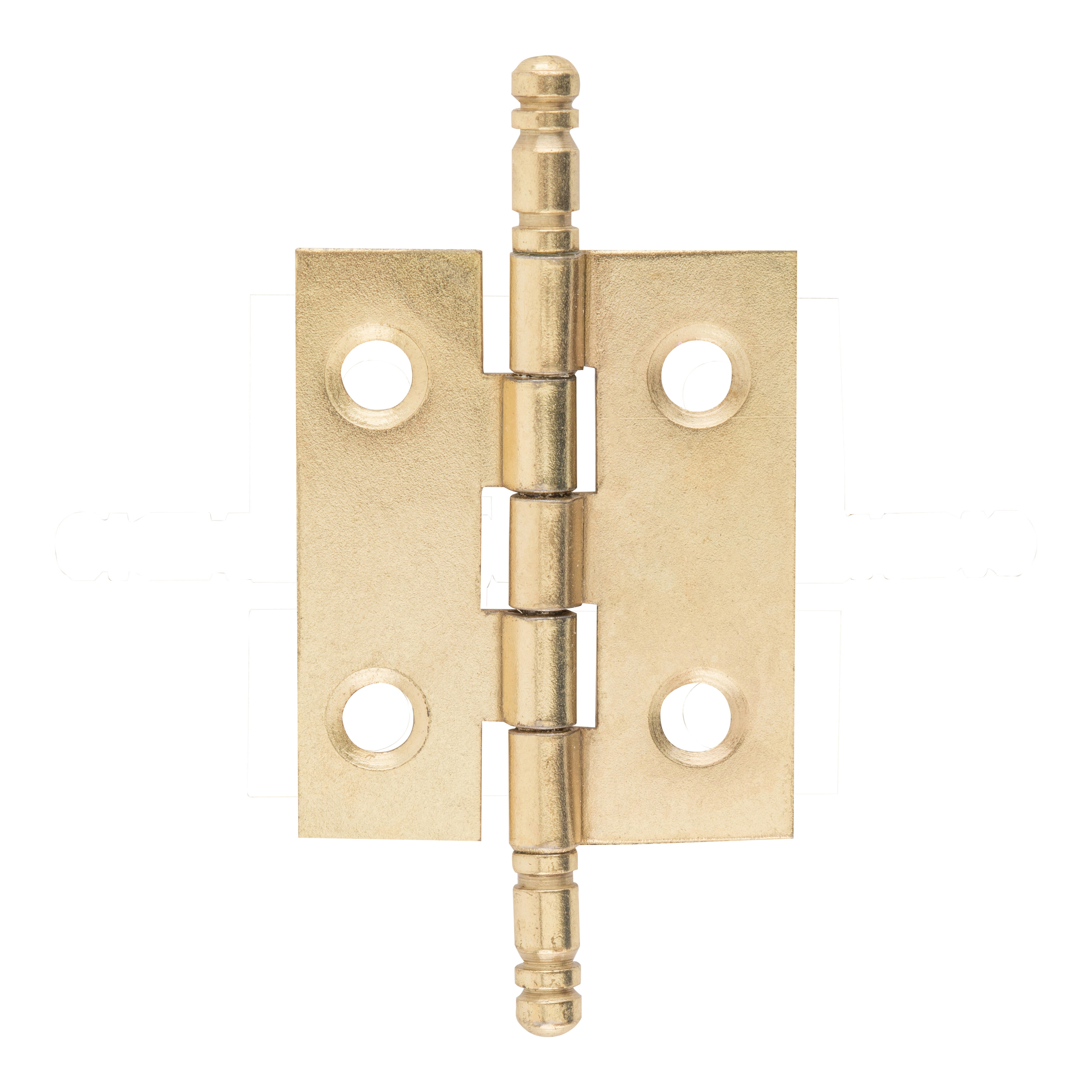 BISAGRA HIERRO 35 X 30  MM. CON REMATE LATONADA. 4 UDS - 3