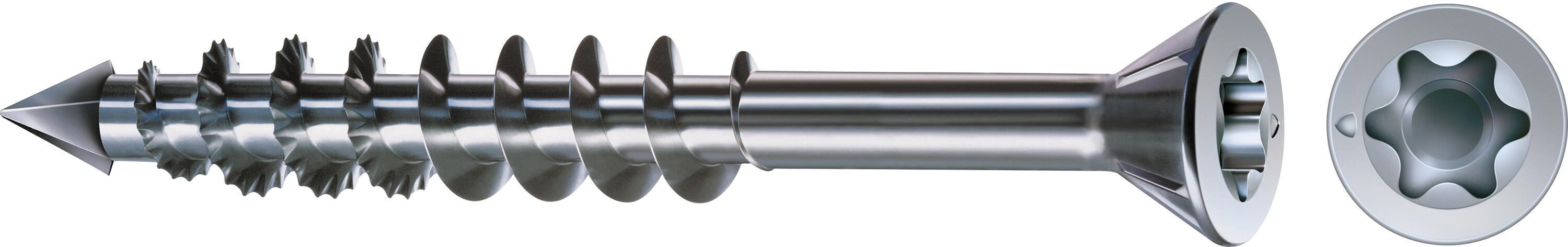 TORNILLOS TIRAFONDO PARA MADERA CINCADOS 3,5X45MM. 125UDS - 2