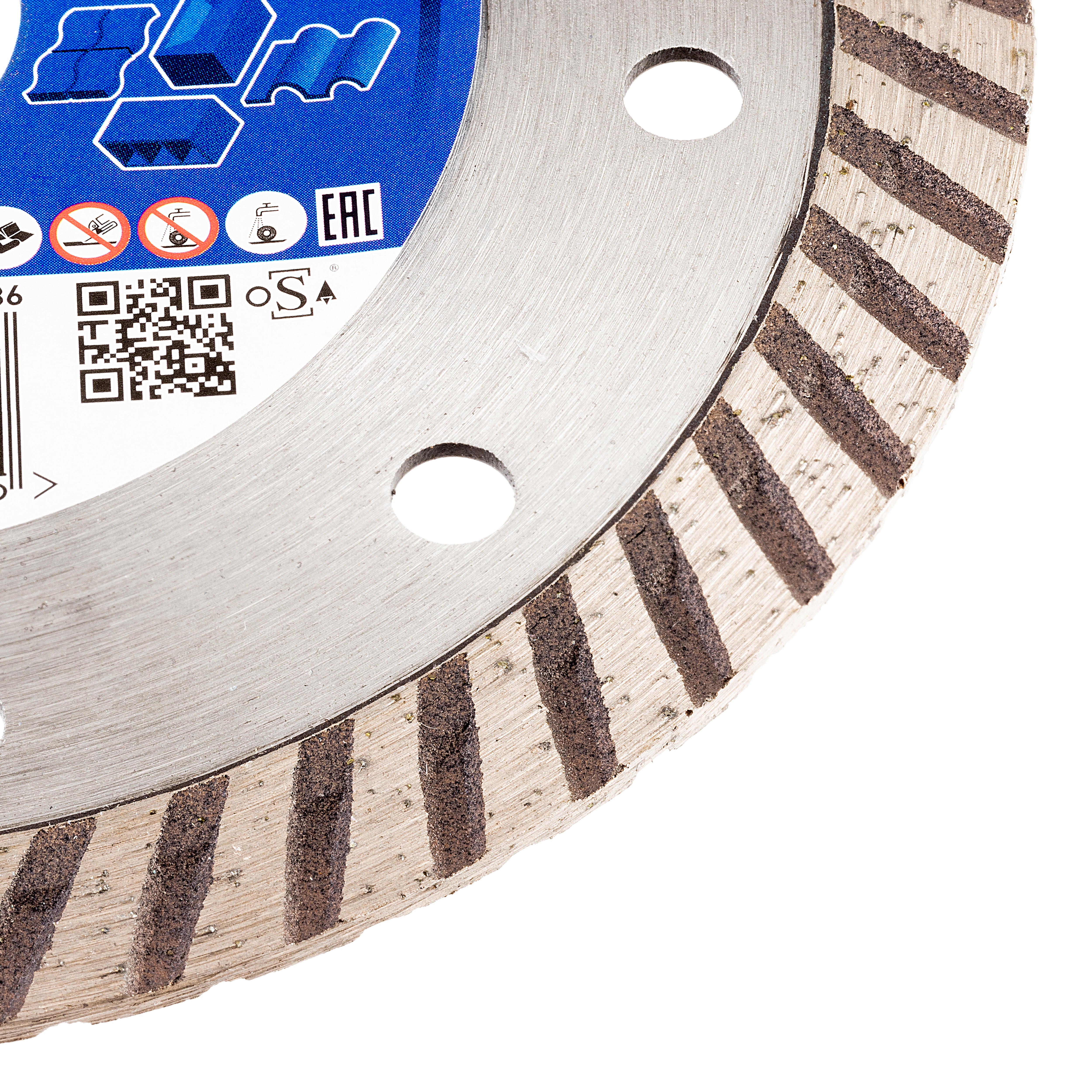 DISCO DE DIAMANTE AMOLADORA CORTE GENERAL DE OBRA BANDA CONTÍNUA TURBO CLASSIC 125MM CLIPPER - 3