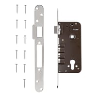 CERRADURA SEGURIDAD EMBUTIR PUERTA DE MADERA 50 MM NIQUELADA 8912 YALE - 2