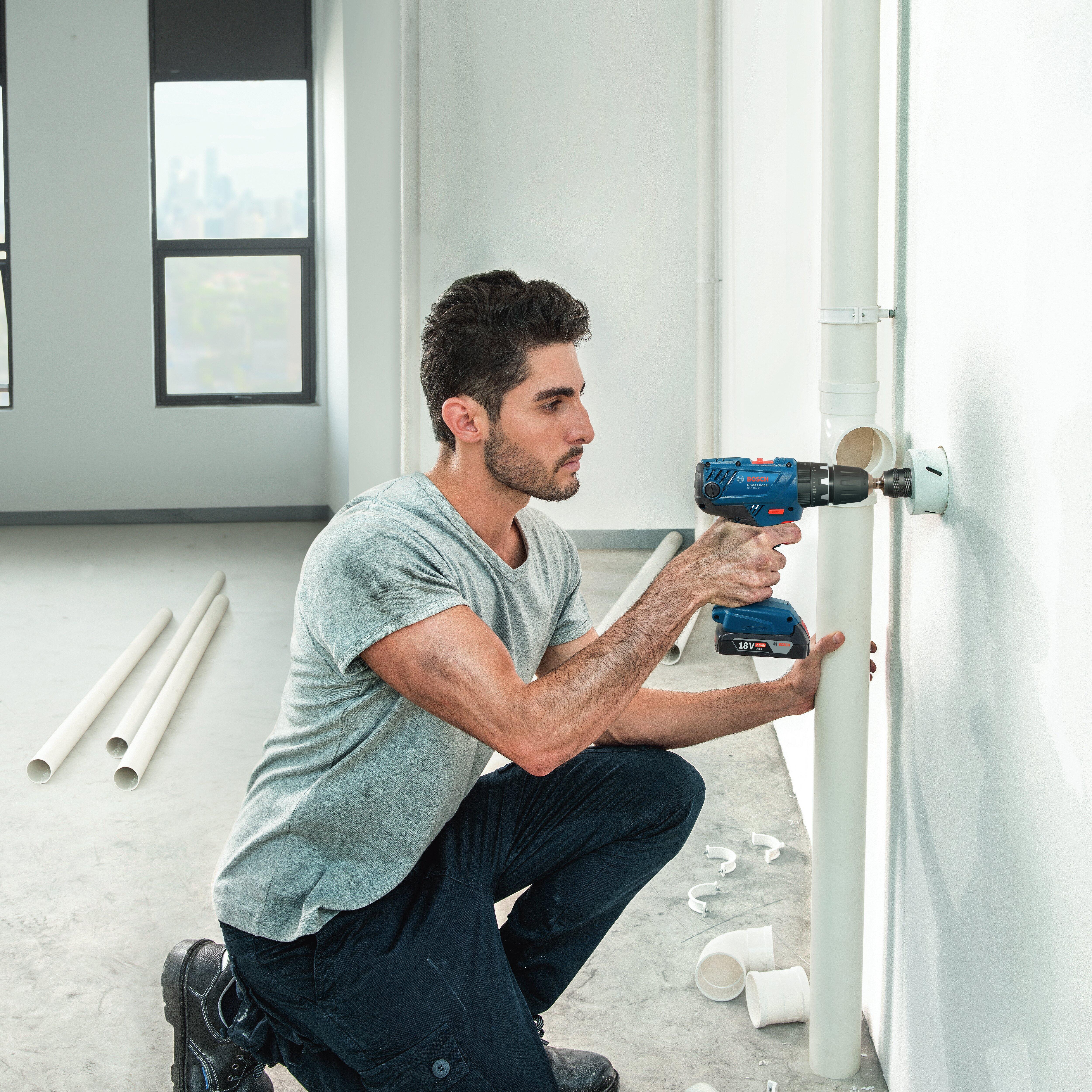 PACK TALADRO GSB 18V-21 + ATORNILLADOR DE IMPACTO GDR 18V-160 BOSCH - 9