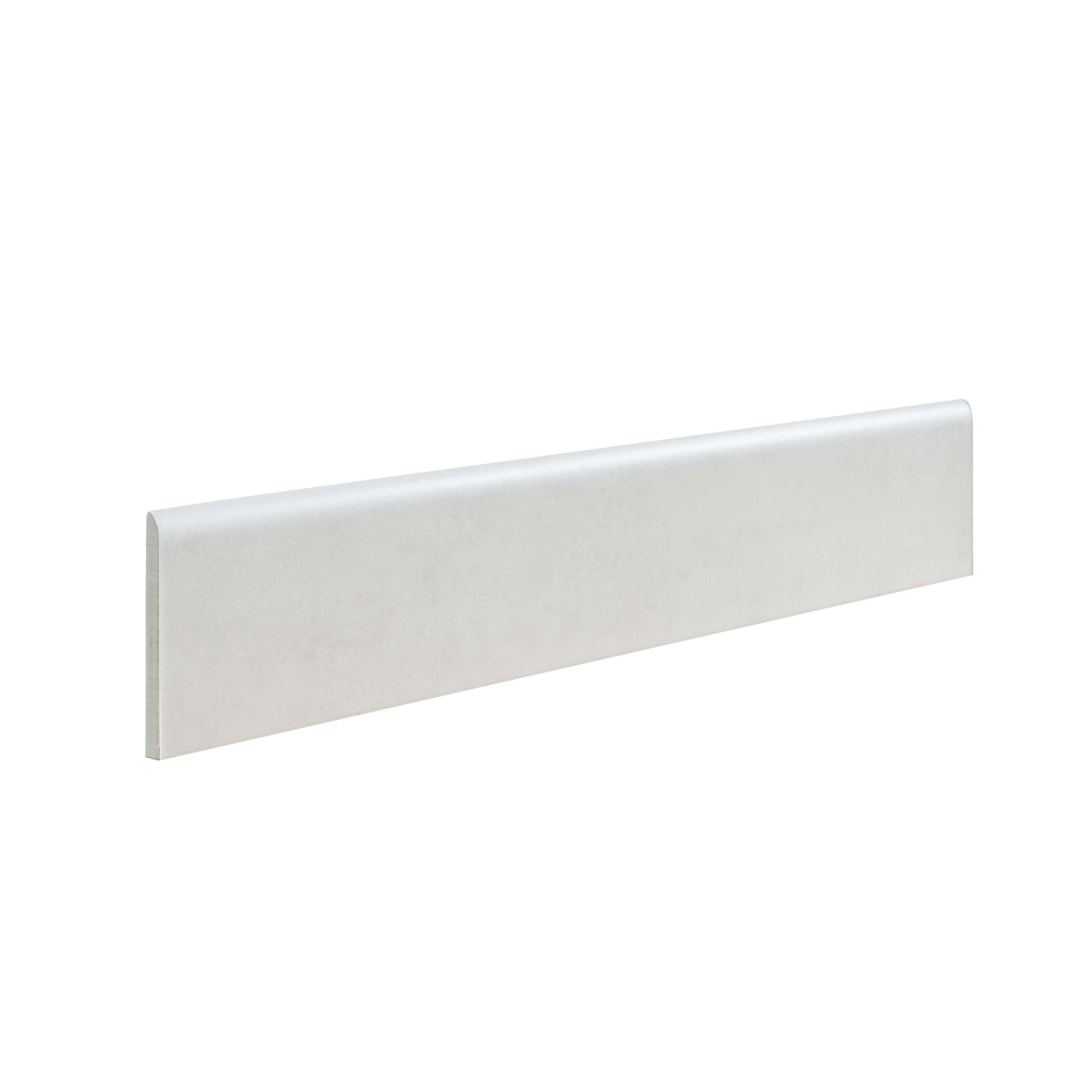 RODAPIE CERAMICO 8X45CM CEMENTO BLANCO. PACK 4 UNIDADES. - 2