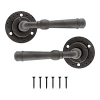 JUEGO DE MANILLA ROSETAS FORJA NEGRA 73172  - 2