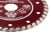 DISCO DE DIAMANTE AMOLADORA CORTE GENERAL DE OBRA BANDA CONTÍNUA TURBO 125MM STAYER - 3