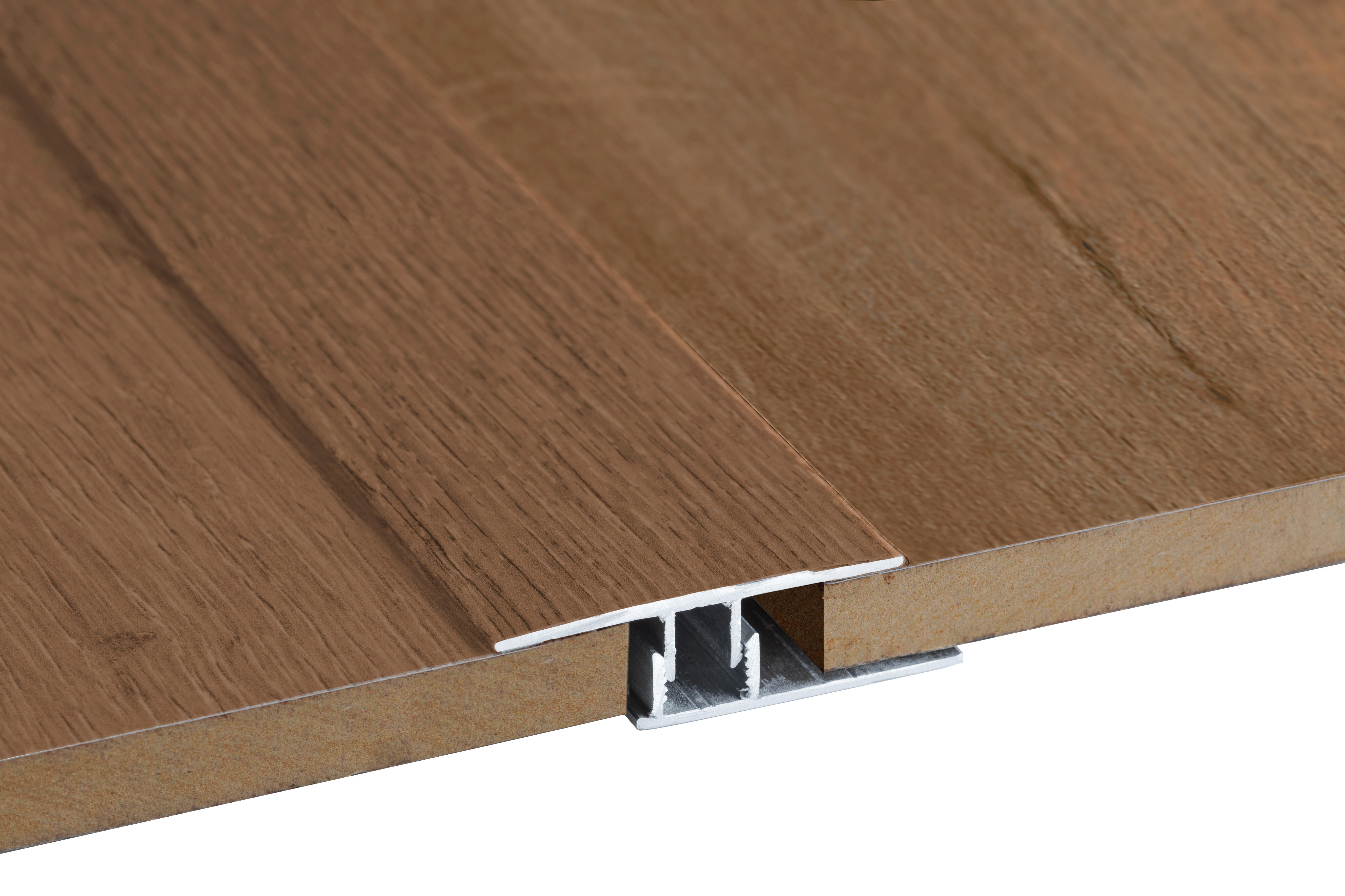 PERFIL TRANSICIÓN DE ALUMINIO RHIN 240 CM - 2