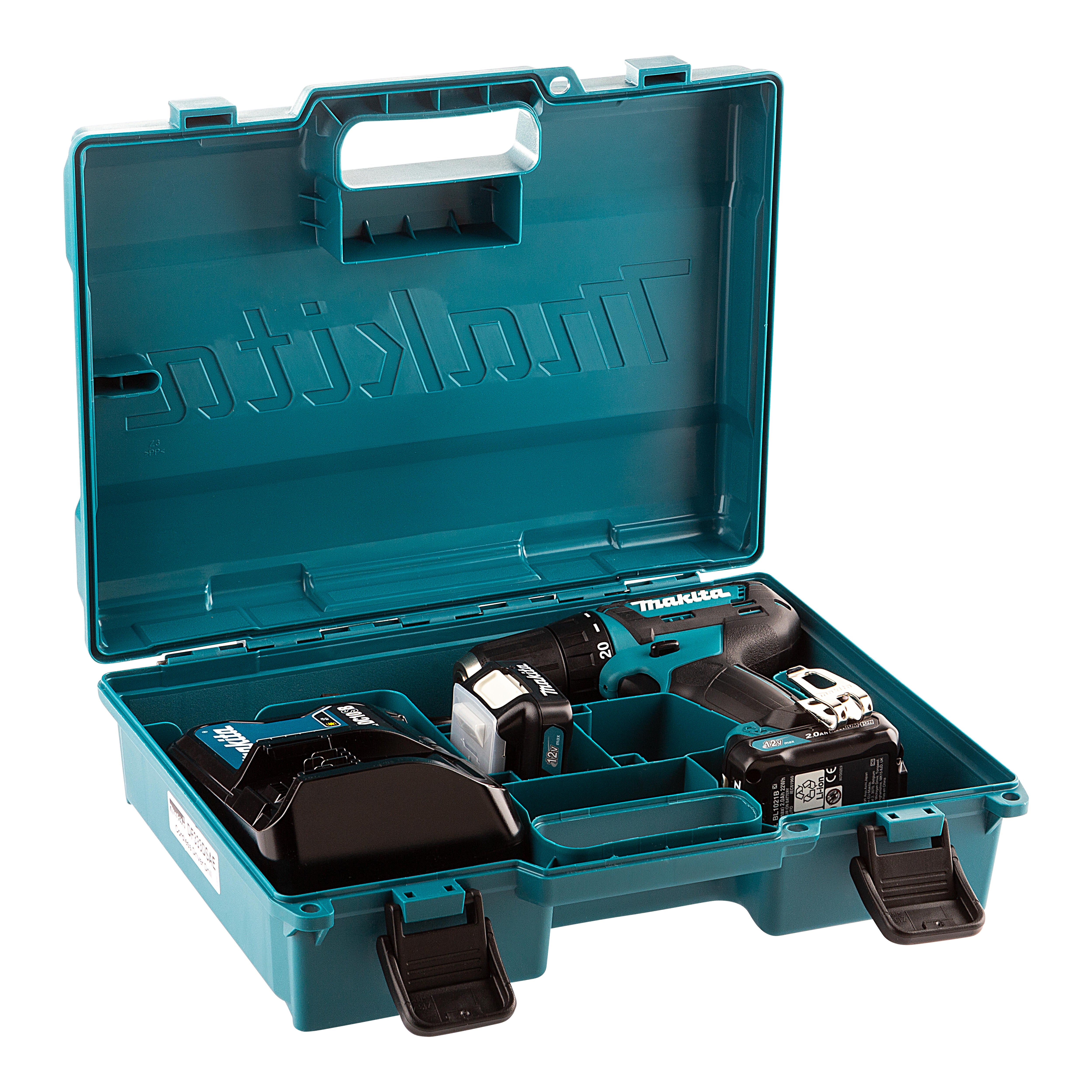 TALADRO ATORNILLADOR DE BATERÍA 12V 2AH MAKITA DF333DSAE - 12