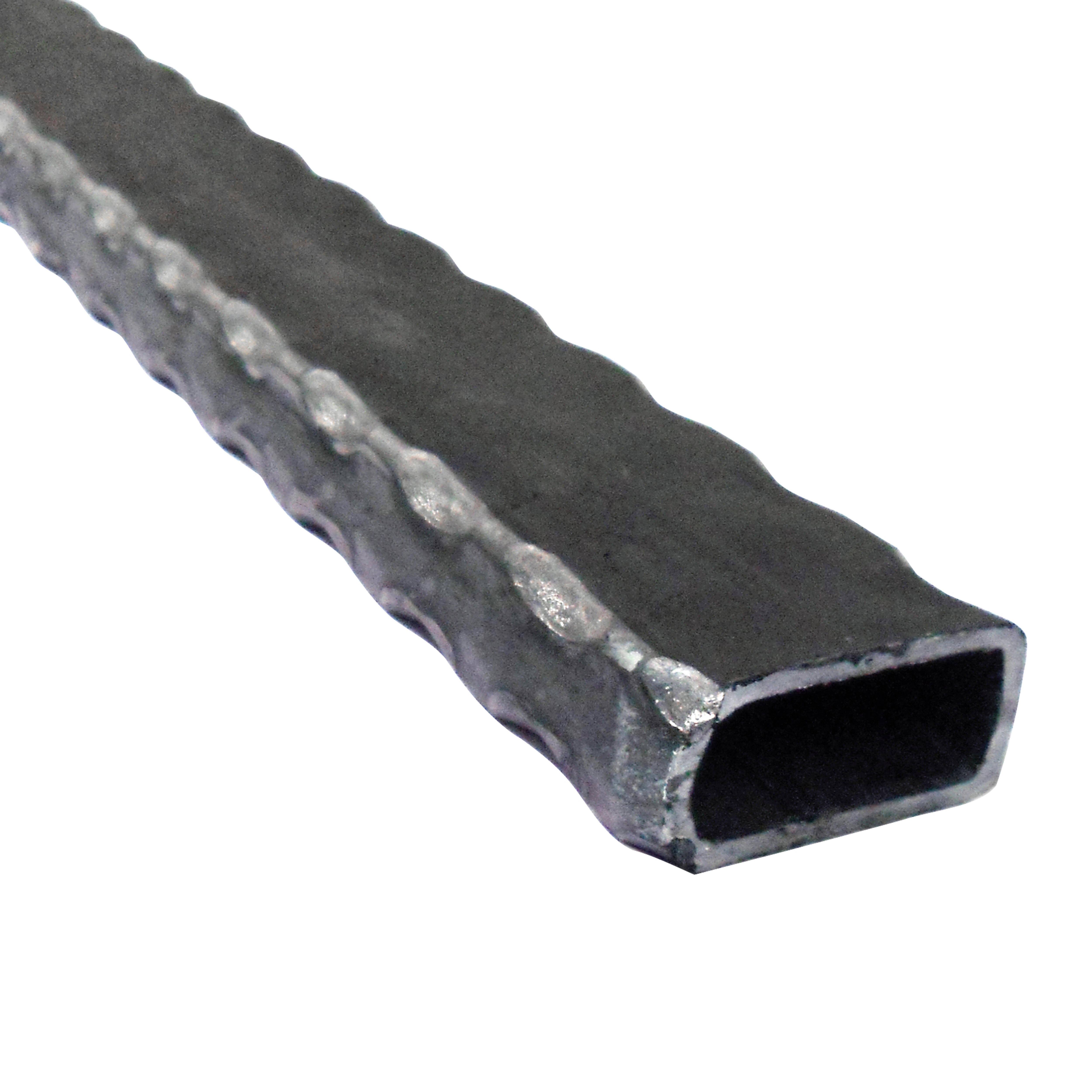 TUBO RECTANGULAR HIERRO FORADO MARTILLADO 40X20MM. 3 M - 3