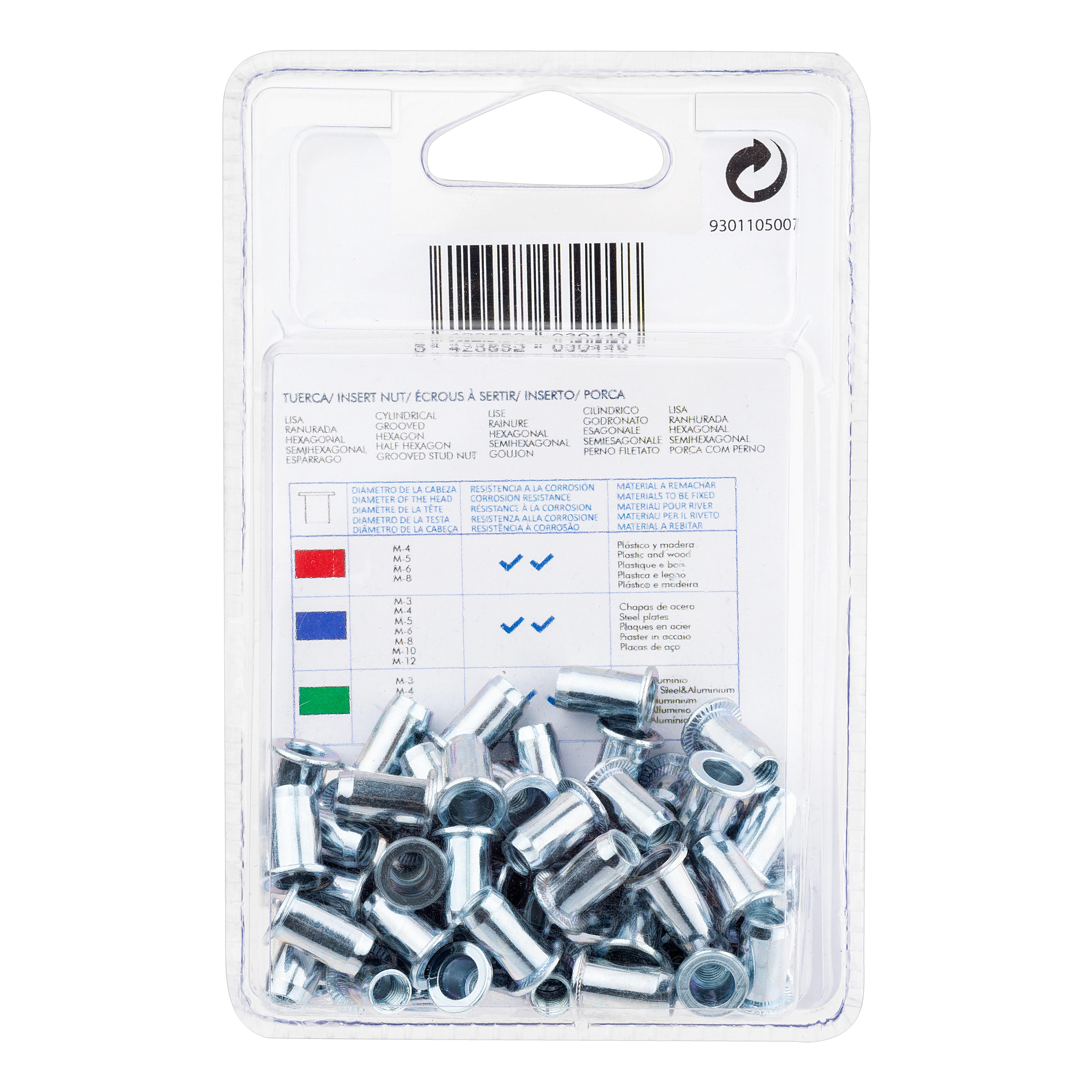 TUERCAS REMACHABLES ACE CAB ANC M5. 70  UDS BRALO - 3