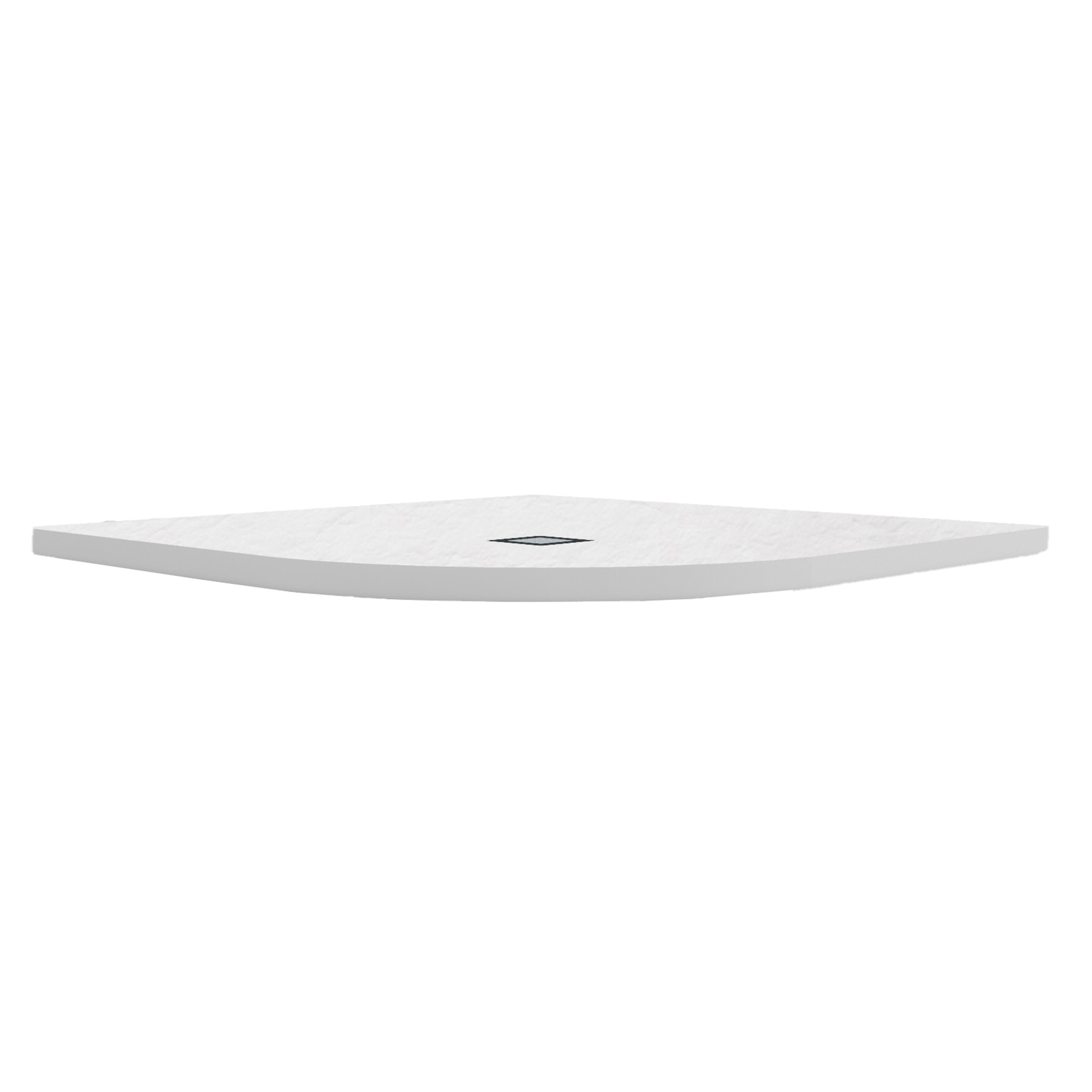 PLATO DE DUCHA SEMICIRCULAR BLANCO 80X80CM - 6