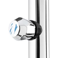 DUCHA 1 BRAZO ACERO INOXIDABLE  - 2