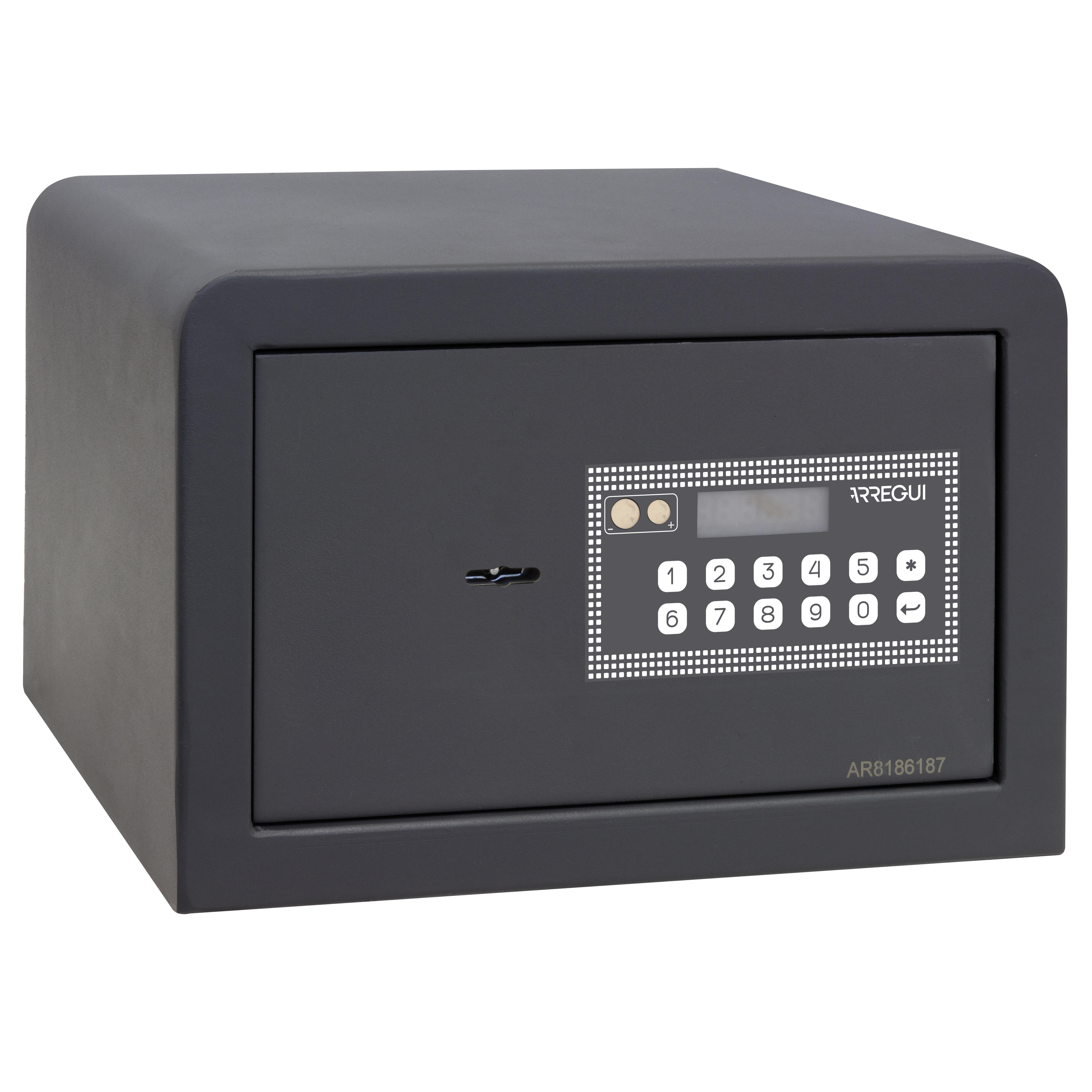 CAJA FUERTE ELECTRÓNICA DE APERTURA CÓDIGO DE SOBREMESA DE TAMAÑO MEDIO 8L ARREGUI - 2