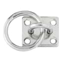 PLACA PASACABO CON ANILLA ACERO INOXIDABLE 35 X 55 MM - 2