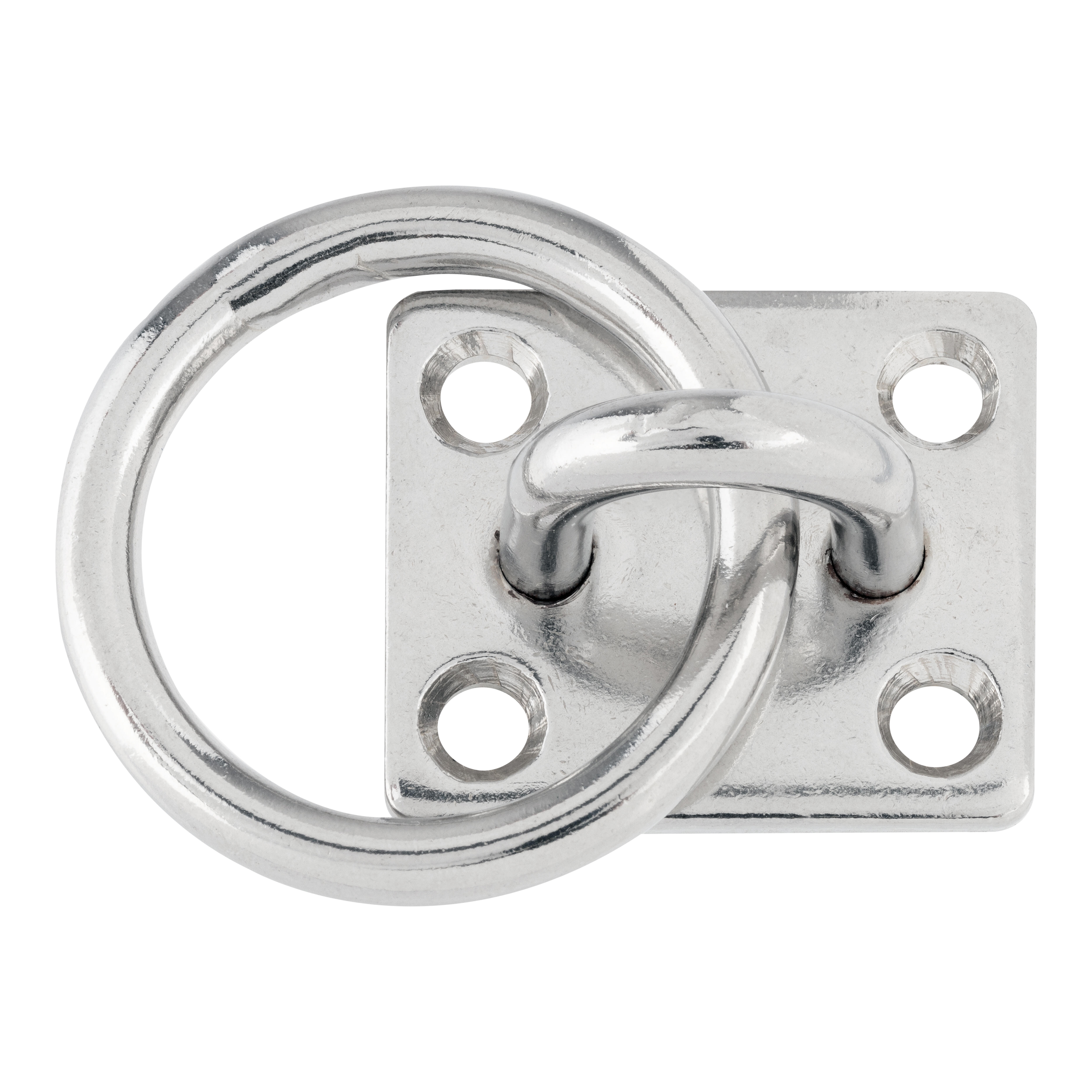 PLACA PASACABO CON ANILLA ACERO INOXIDABLE 35 X 55 MM - 2