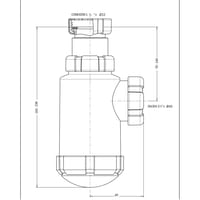 SIFON LAVABO BOTELLA EXTENSIBLE 1 1/4