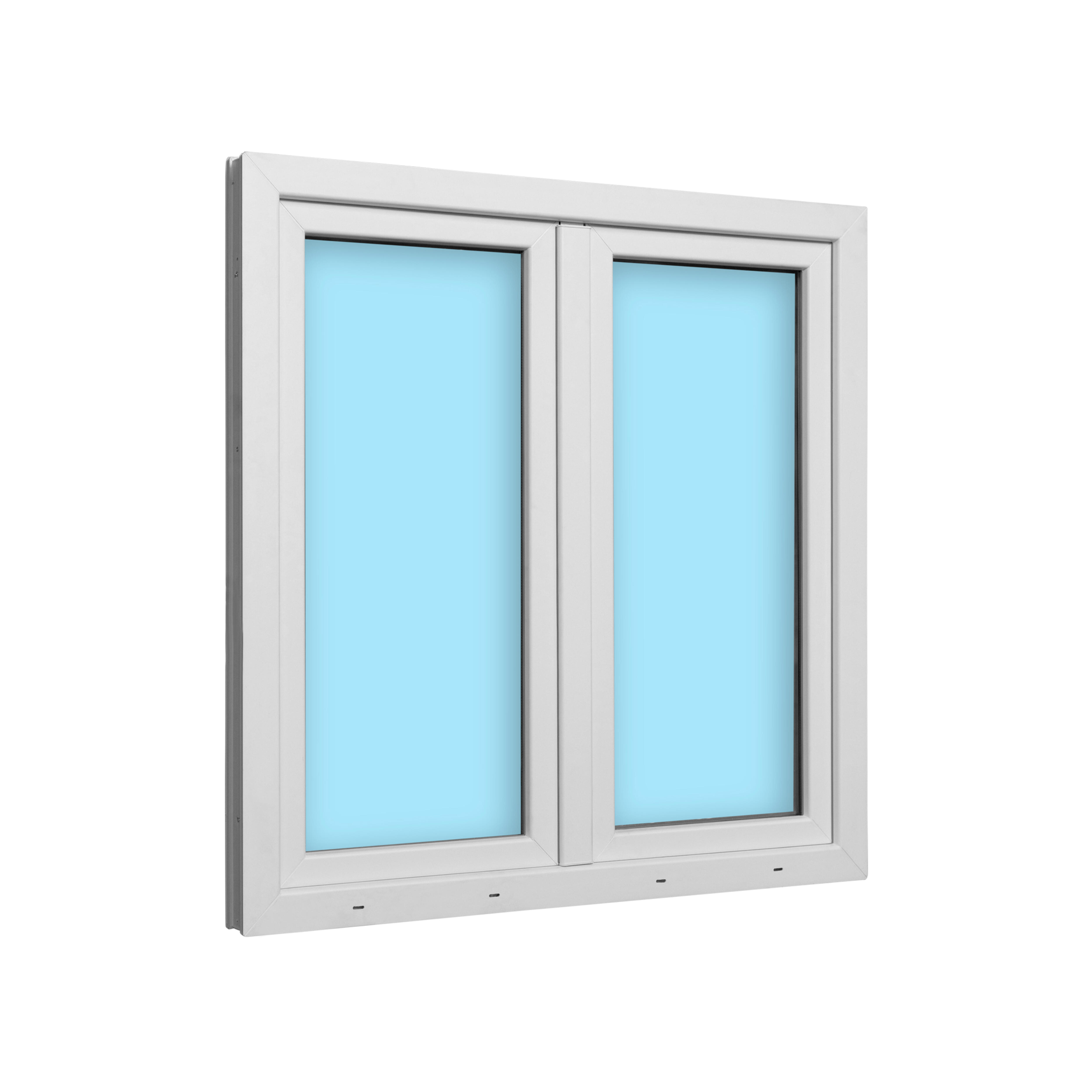 VENTANA PVC OSCILOBATIENTE BLANCA 120X120CM  - 3