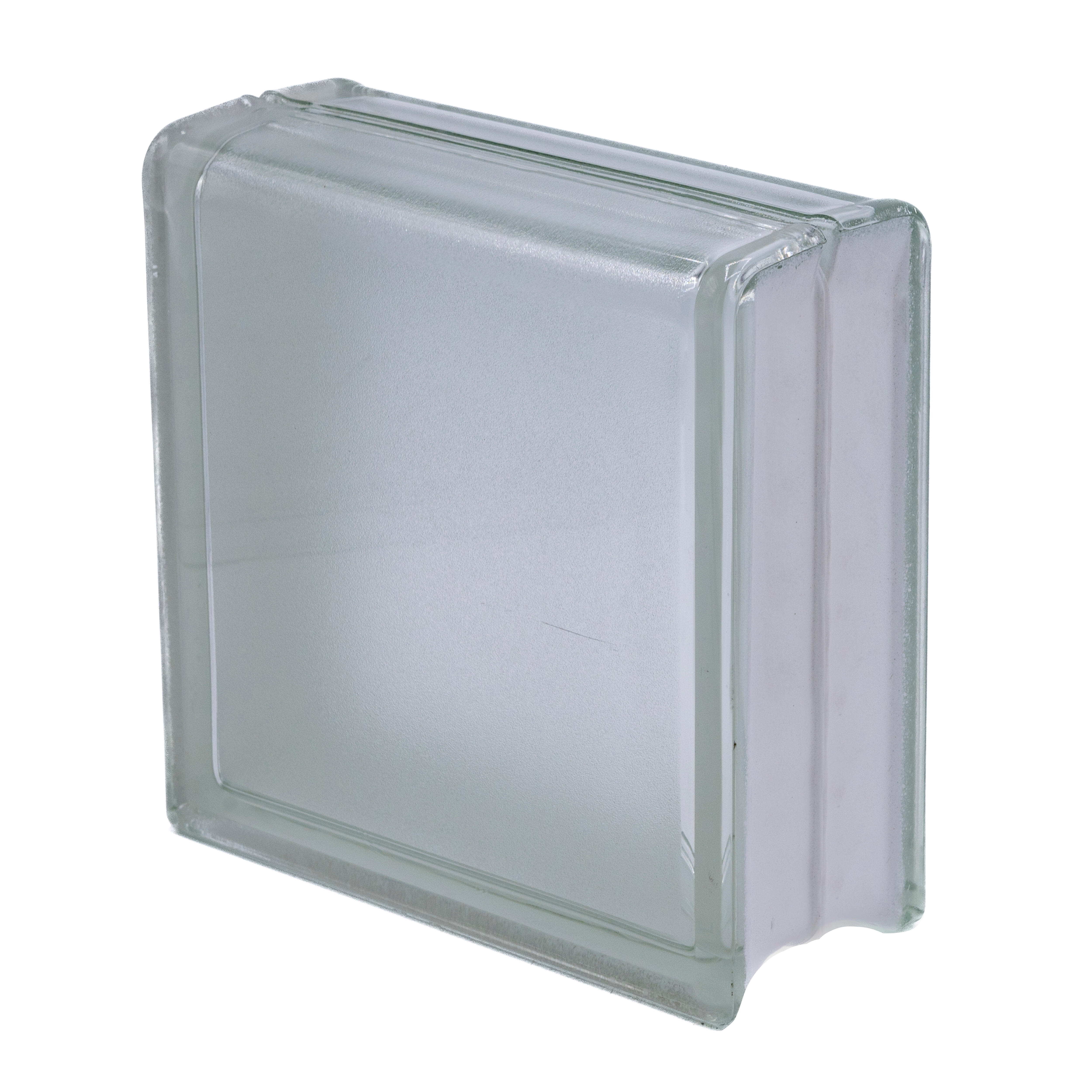BLOQUE VIDRIO SATINADO 19X19X8CM - 2