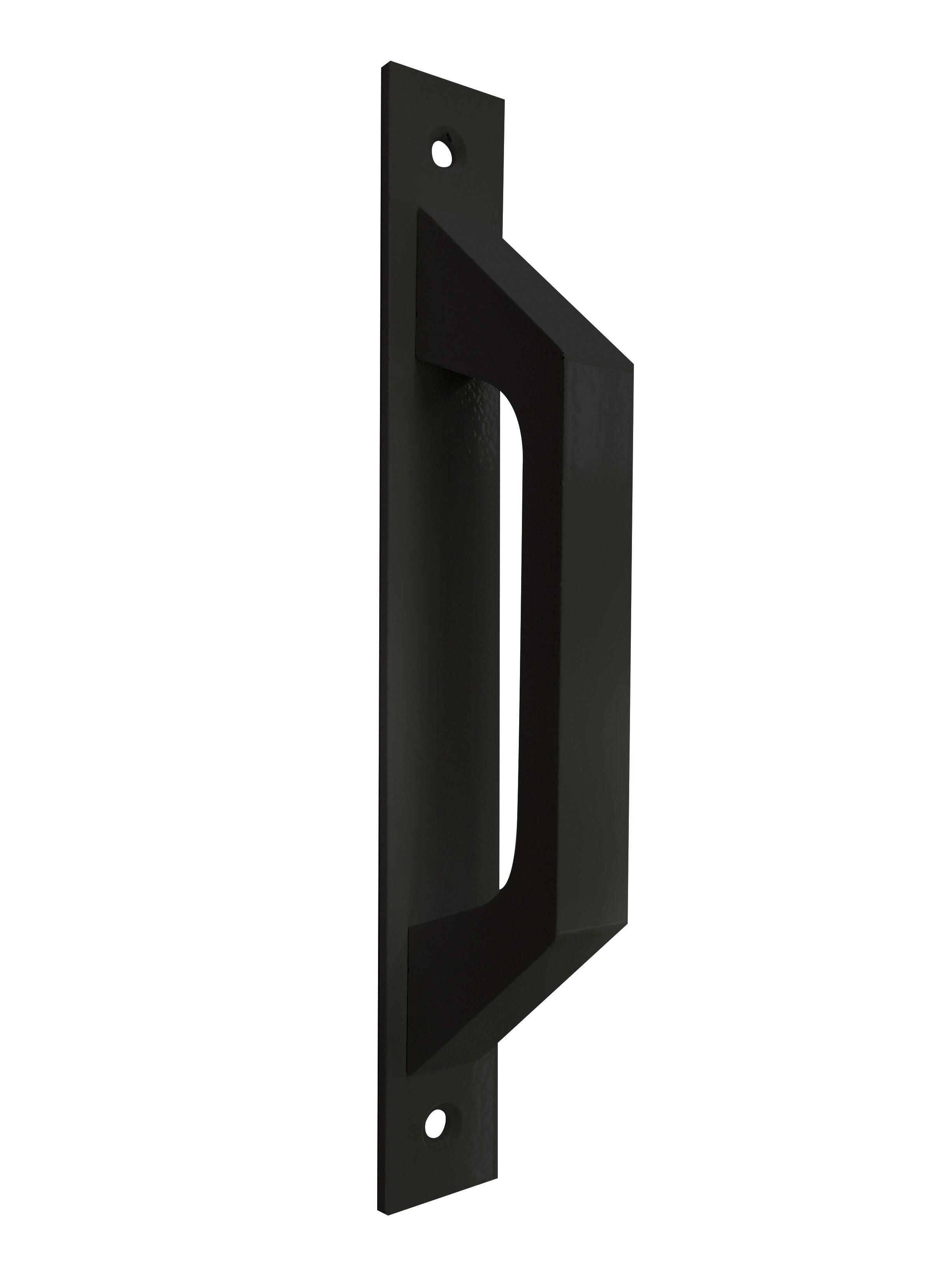 ASA TIRADOR DE ALUMINIO CON PLACA NEGRO - 2