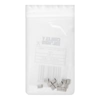CASQUILLOS MANGUITOS ALUMINIO PARA CABLE 2 MM. 12 UDS - 2