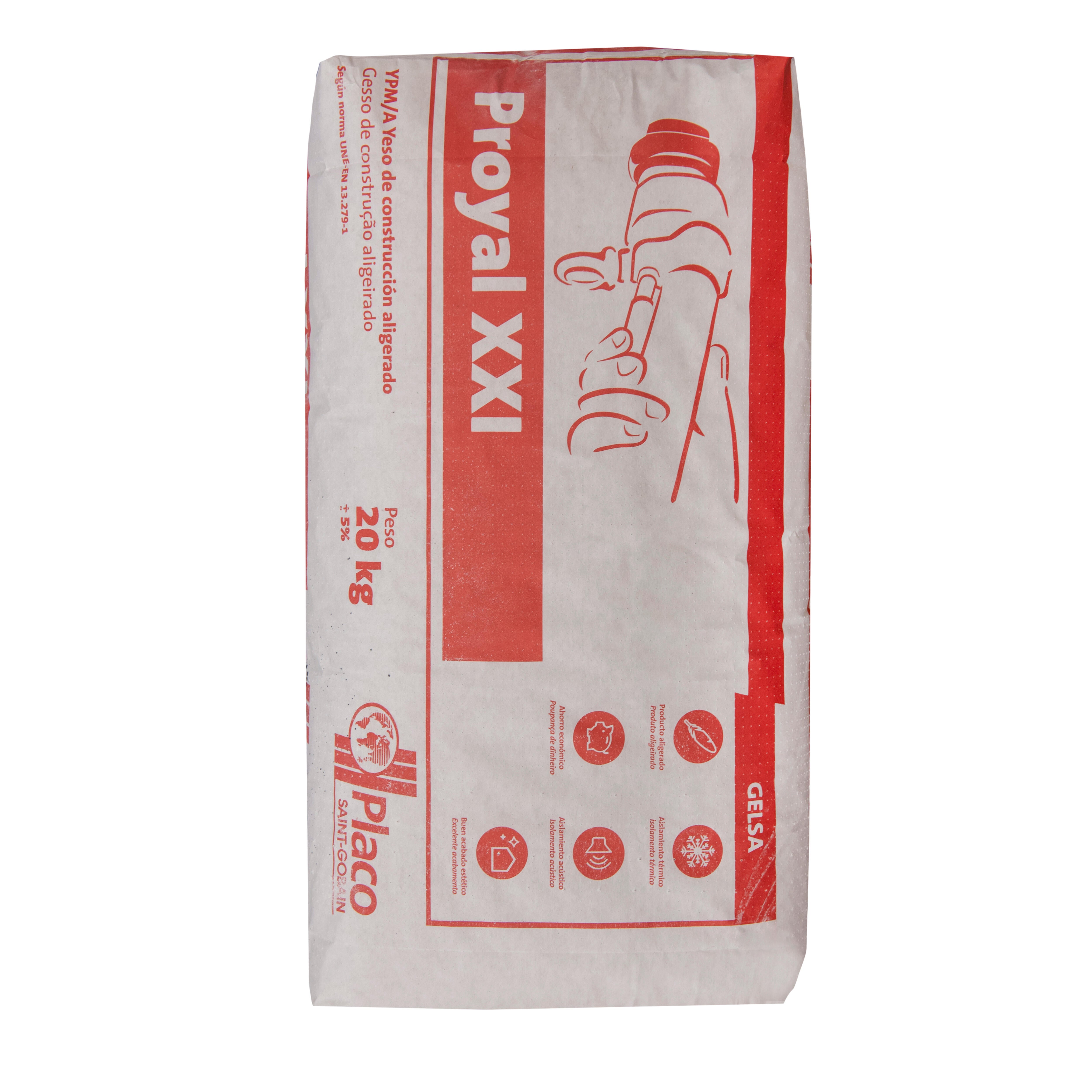 YESO DE PROYECCIÓN PLACO PROYAL XXI MN 20 KG - 2