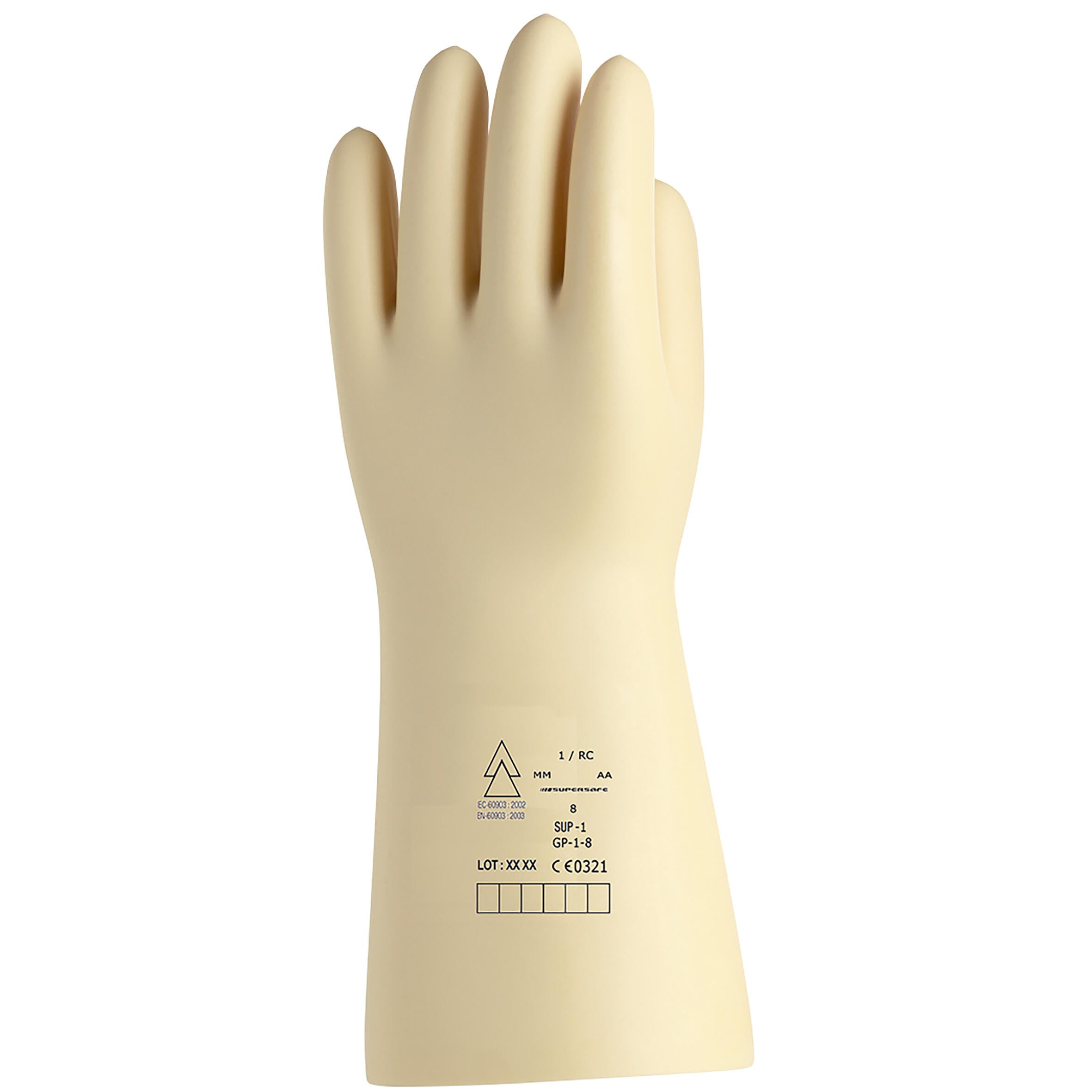 GUANTE LATEX DIELECTRICO 500V T9 JUBA CLASE 00 - 3