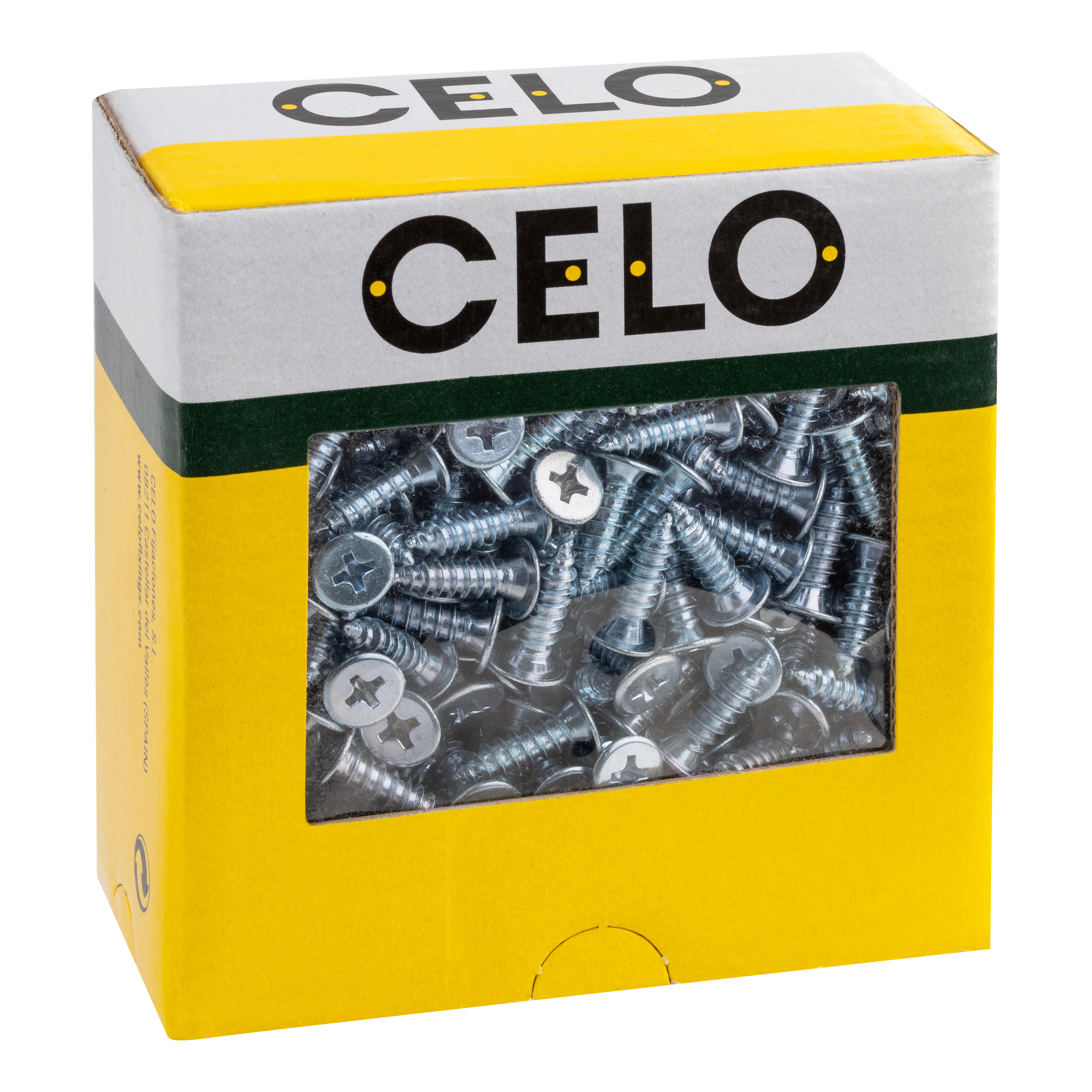 TORNILLOS ROSCA CHAPA PARA METAL CINCADOS 4,2X13MM. 500UDS - 2