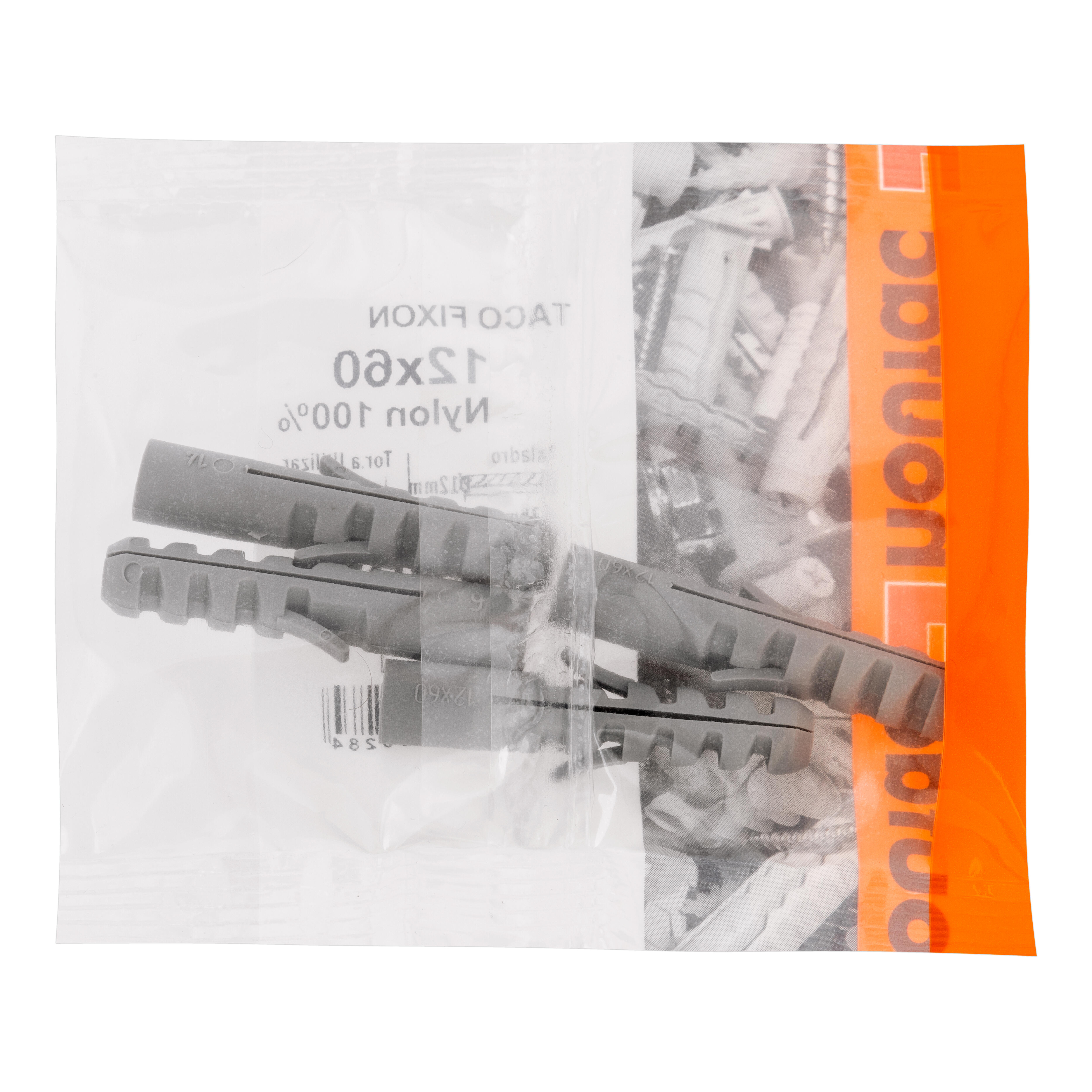 TACO NYLON 12 X 60  MM. 4 UDS - 2