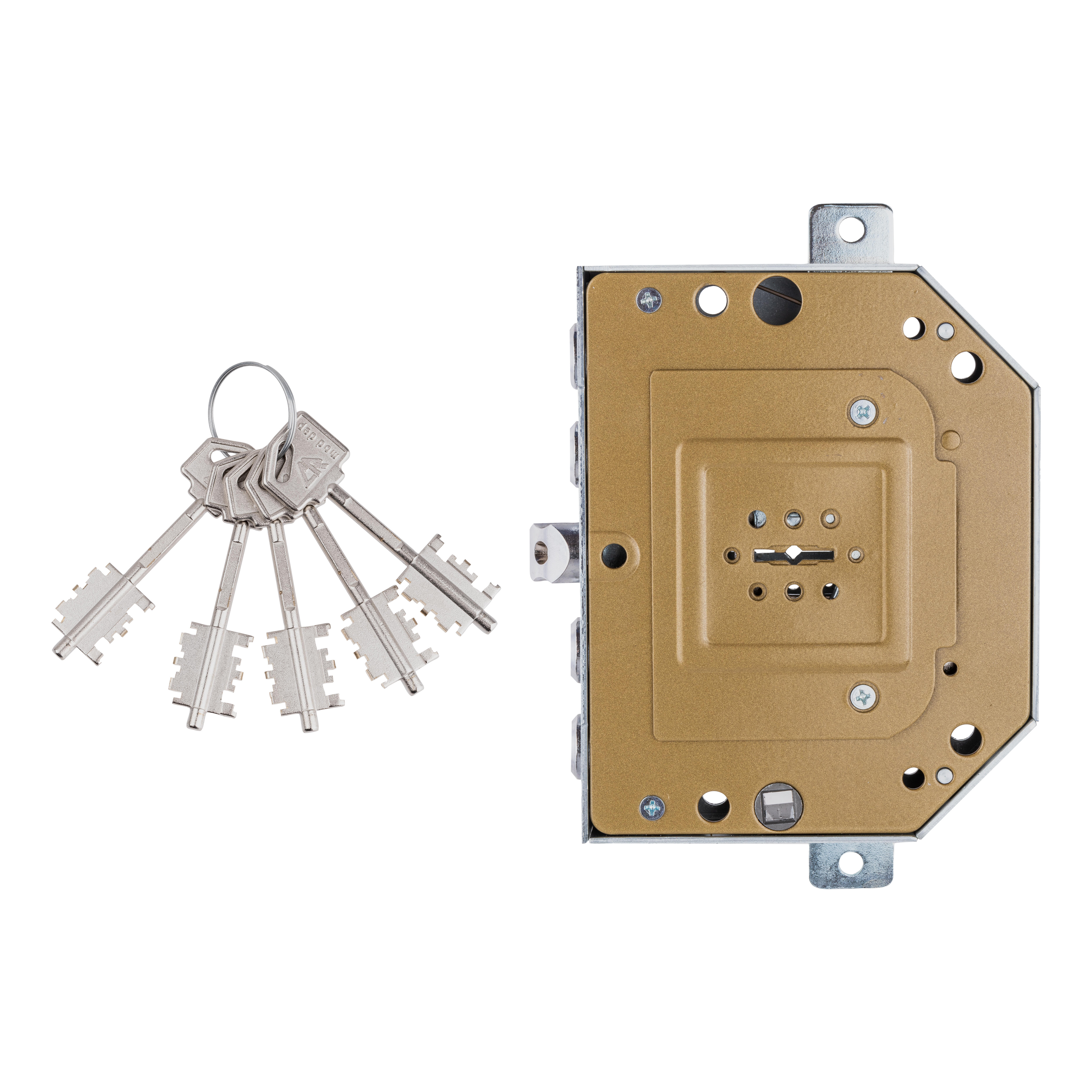 CERRADURA SEGURIDAD EMBUTIR PUERTA ACORAZADA 60MM 2251.28 DERECHA CR - 2