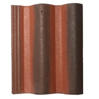 TEJA DE HORMIGÓN GREDOS MASA ROJO VIEJO 42X33,1 CM - 4