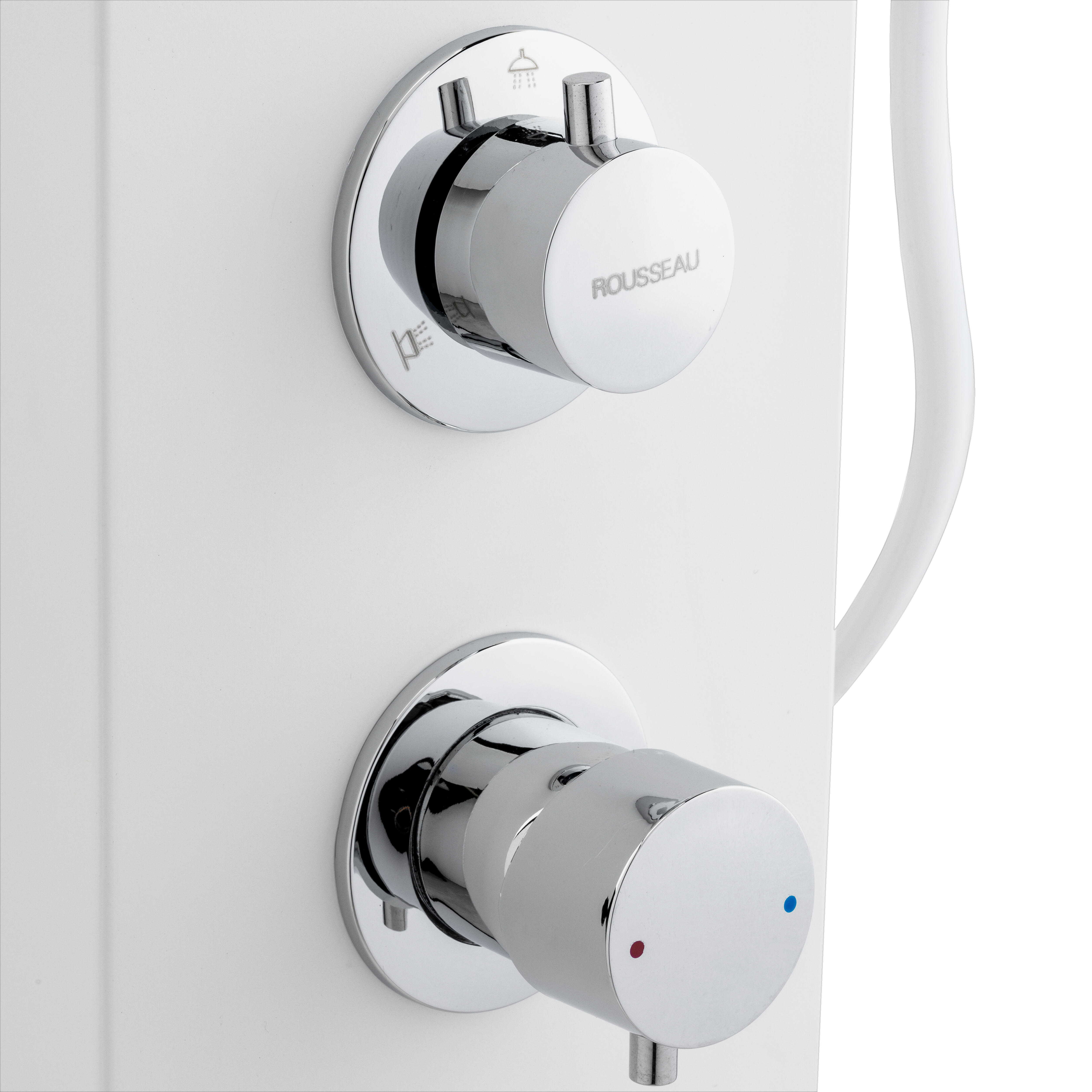 COLUMNA HIDROMASAJE MIDTIME ALUMINIO BLANCA - 5